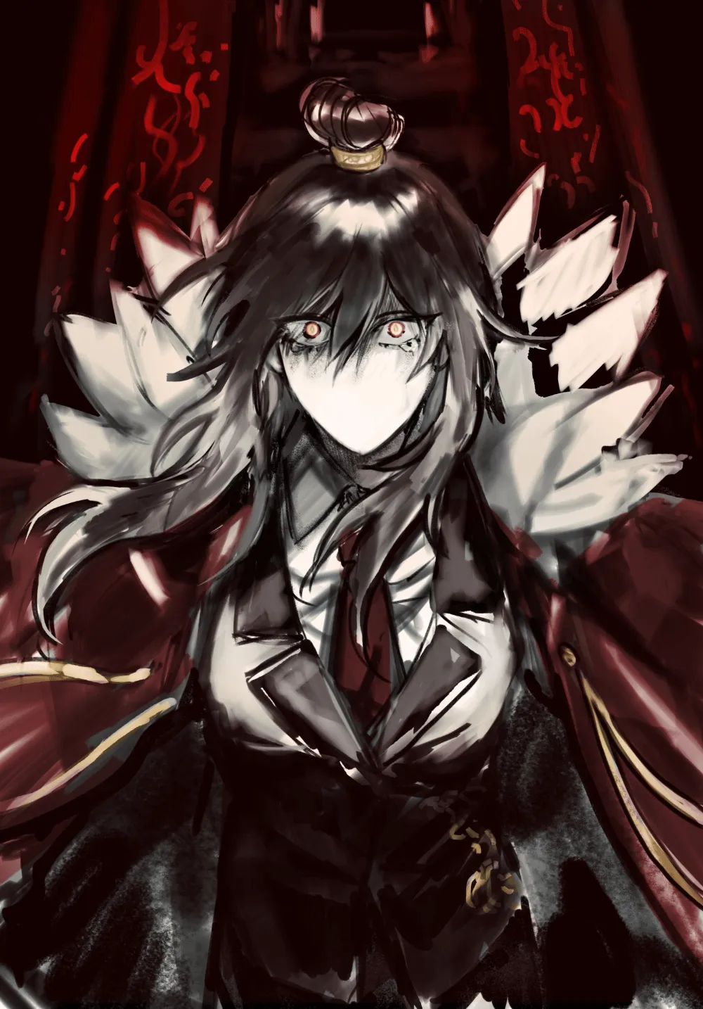 Discover 23 Xiao Library Of Ruina and character art ideas. moon projects, character design, moon art and more