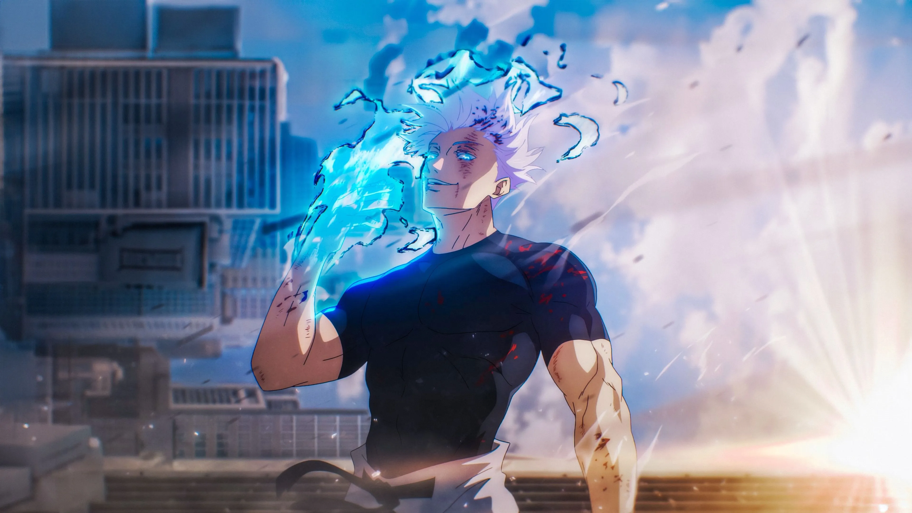 Satoru Gojo 2023 Digital Jujutsu Kaisen Art Wallpaper, HD Anime 4K Wallpaper, Image and Background