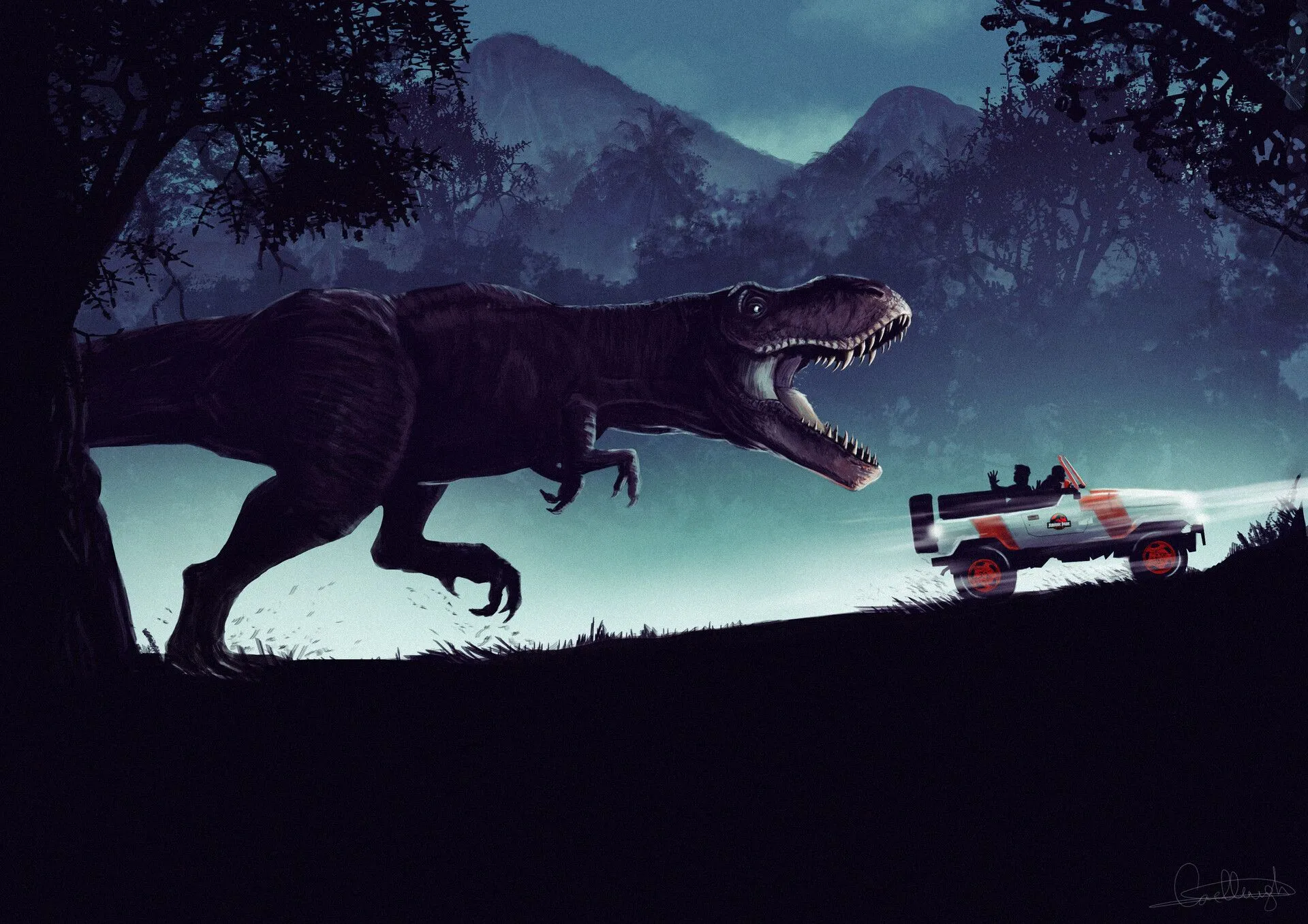 Jurassic Park: Midnight T. Rex Chase