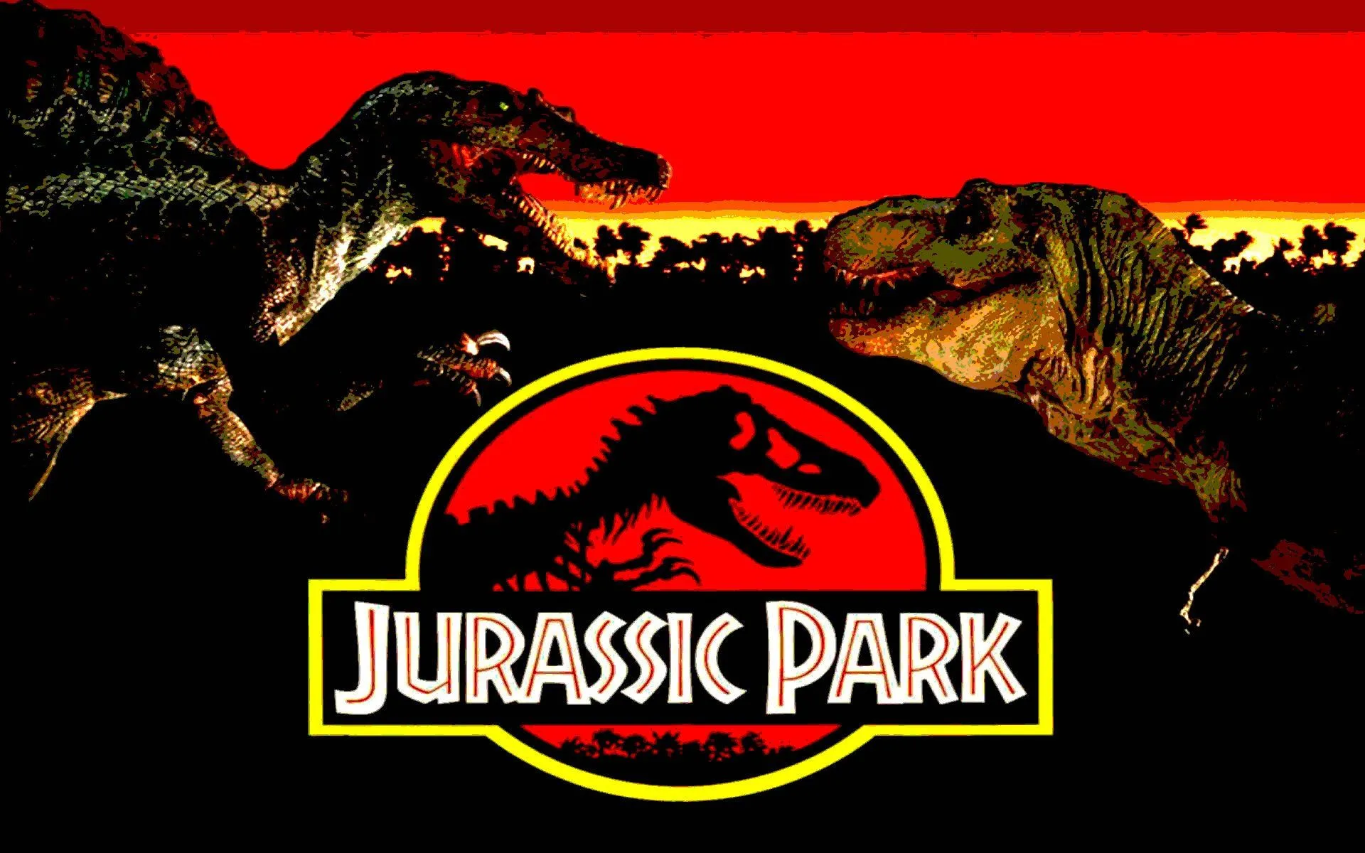 jurassic, Park, Adventure, Sci fi, Fantasy, Dinosaur, Movie, Film, Poster Wallpaper HD / Desktop and Mobile Background