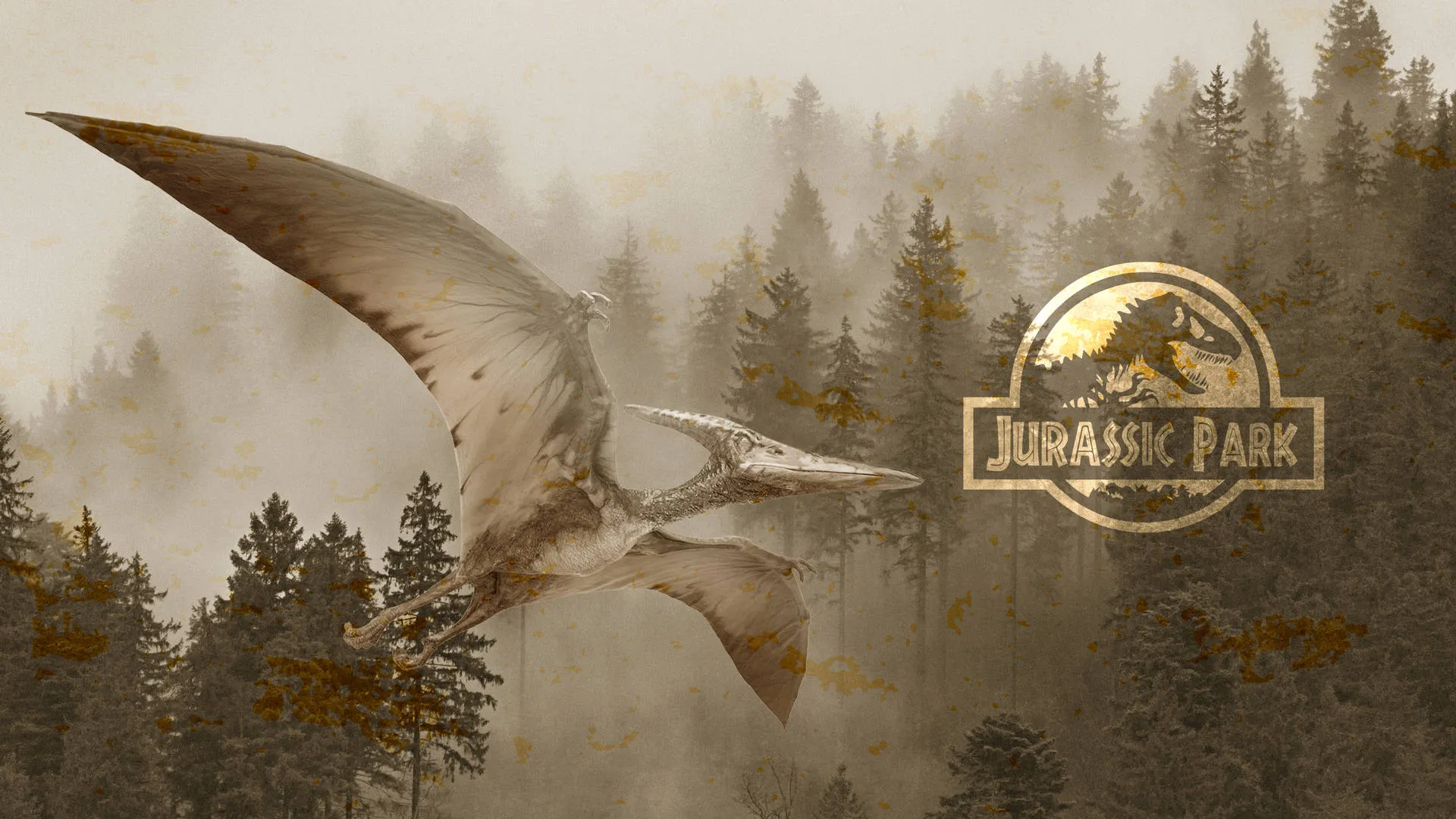 Download Majestic View Of The Iconic Jurassic Park Scene In Stunning 4k Resolution. Wallpaper