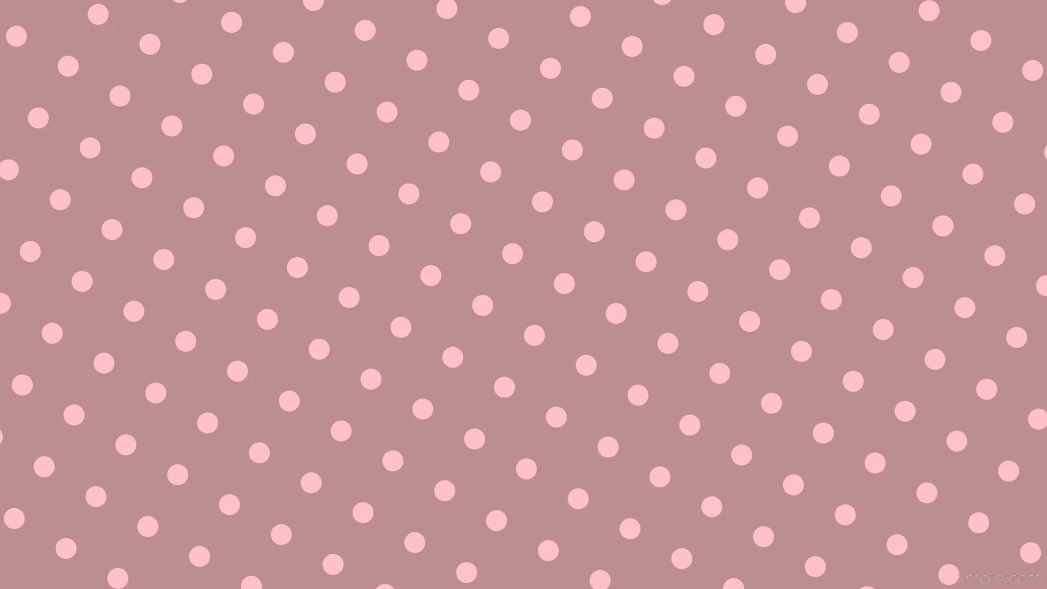 Polka dots spots brown pink #bc8f8f 2048x1152 wallpaper 4K HD