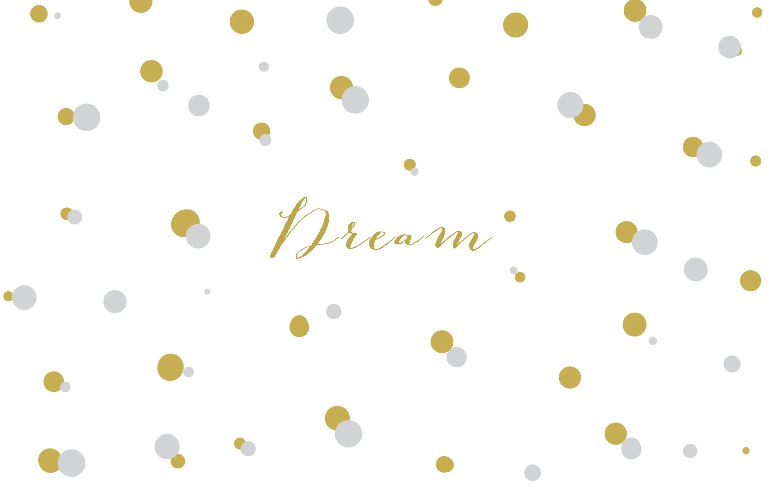 Gold Polka Dot Wallpaper