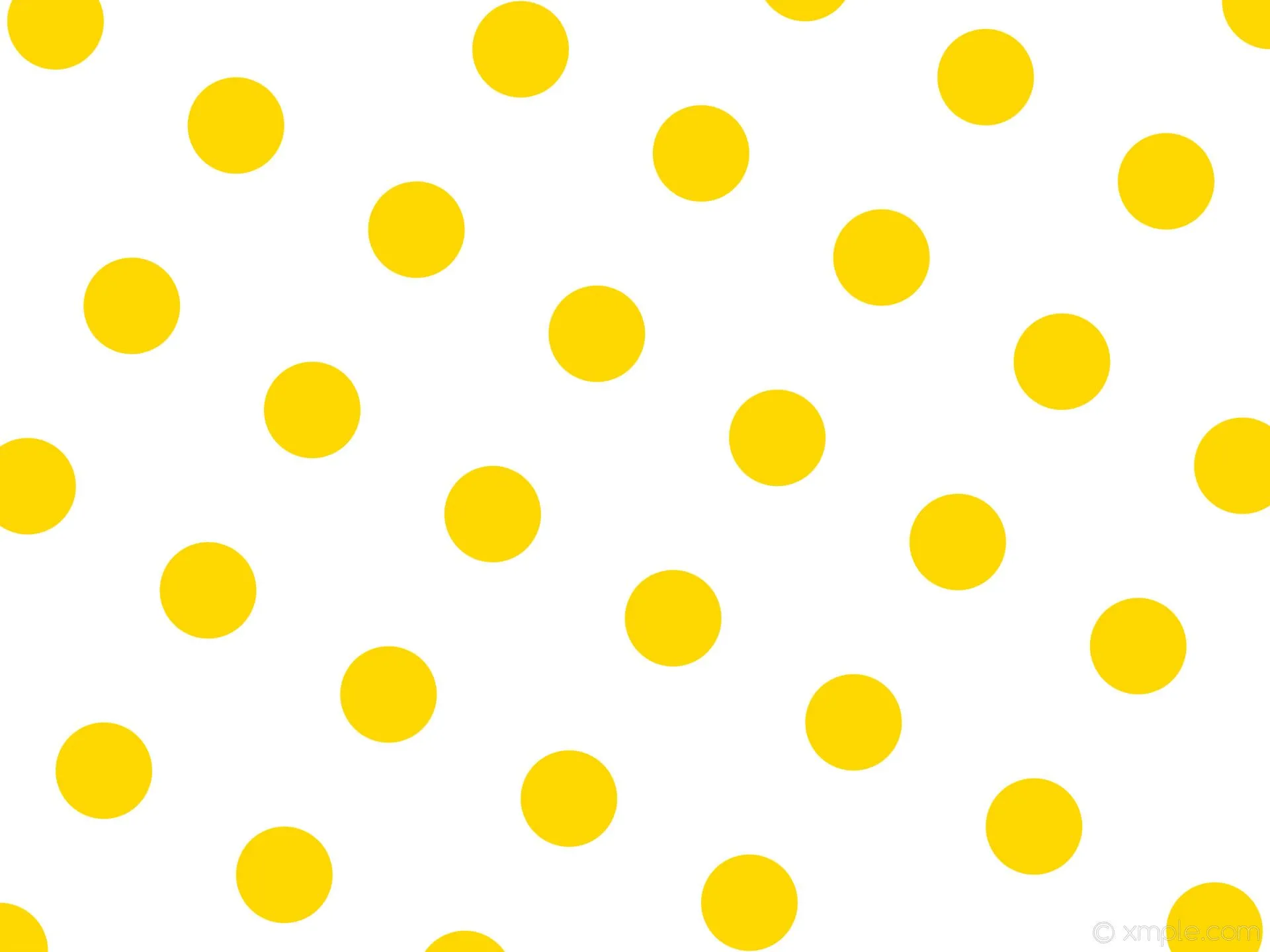 Yellow Polka Dot Wallpaper