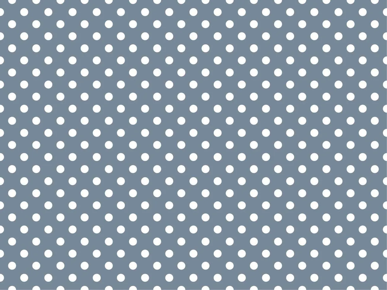 white polka dots over light slate gray background
