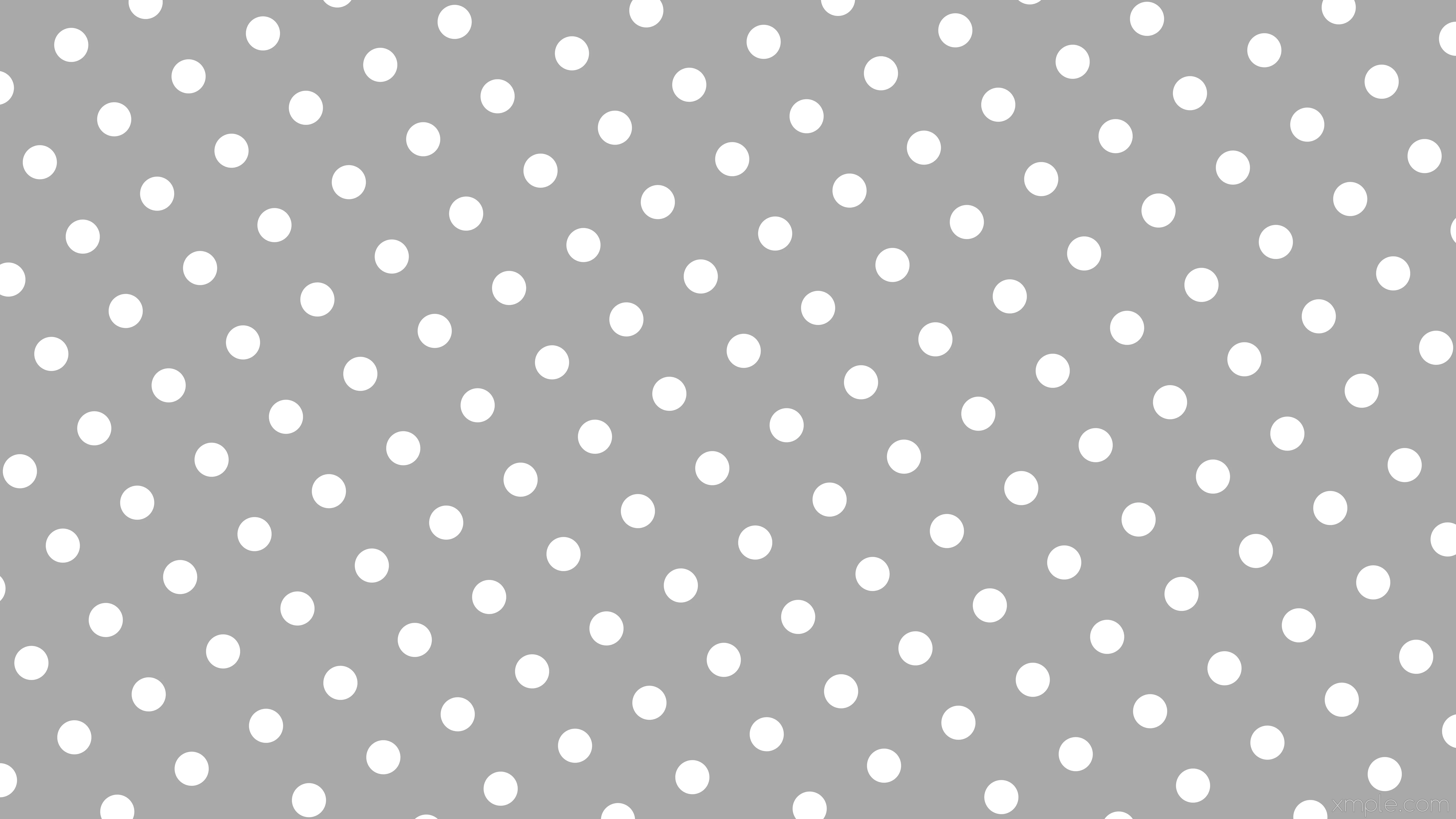 Grey polka white dots spots #a9a9a9 7680x4320 wallpaper 4K HD