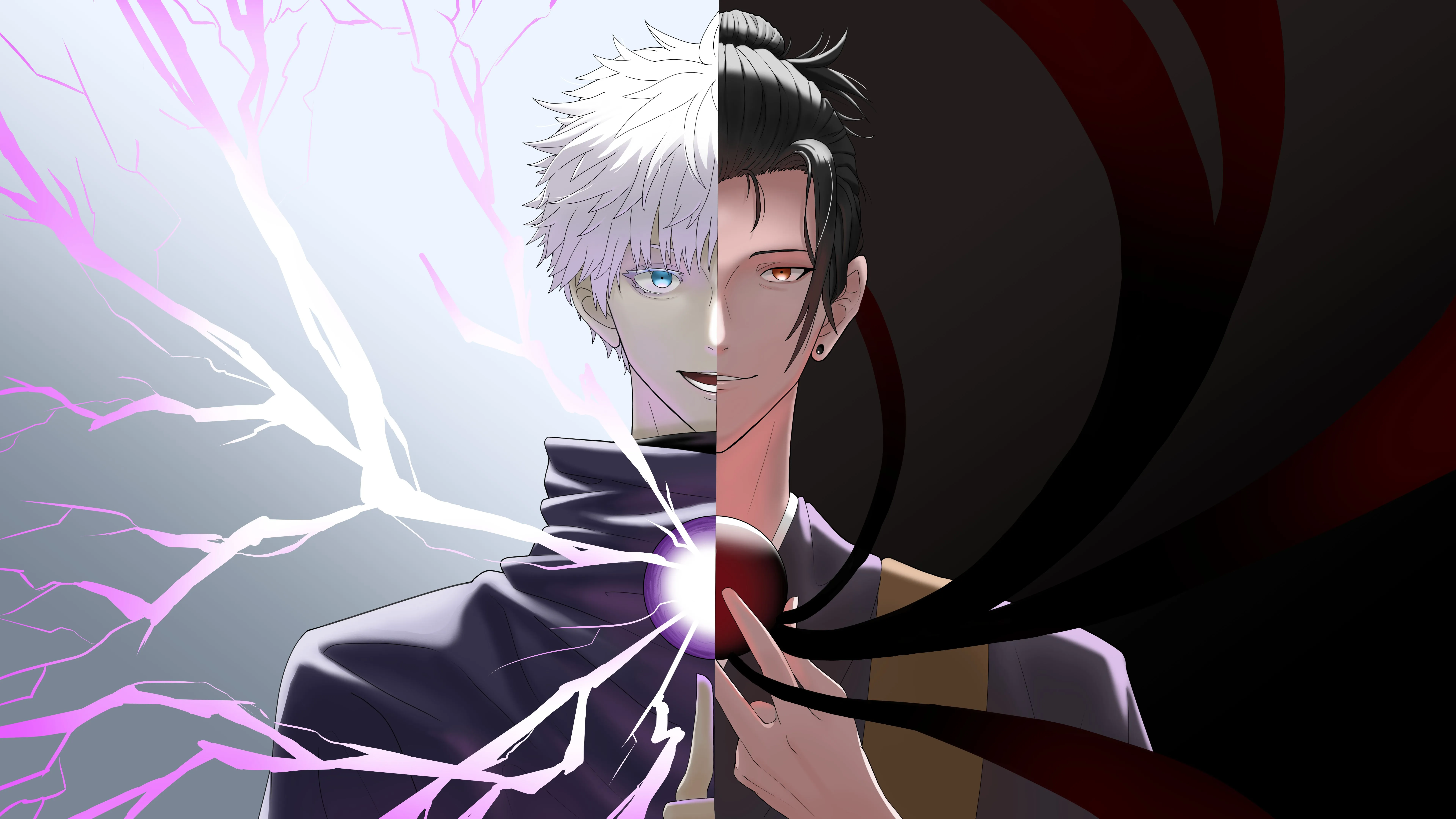 Jujutsu Kaisen 8k Digital Art Wallpaper, HD Anime 4K Wallpaper, Image and Background