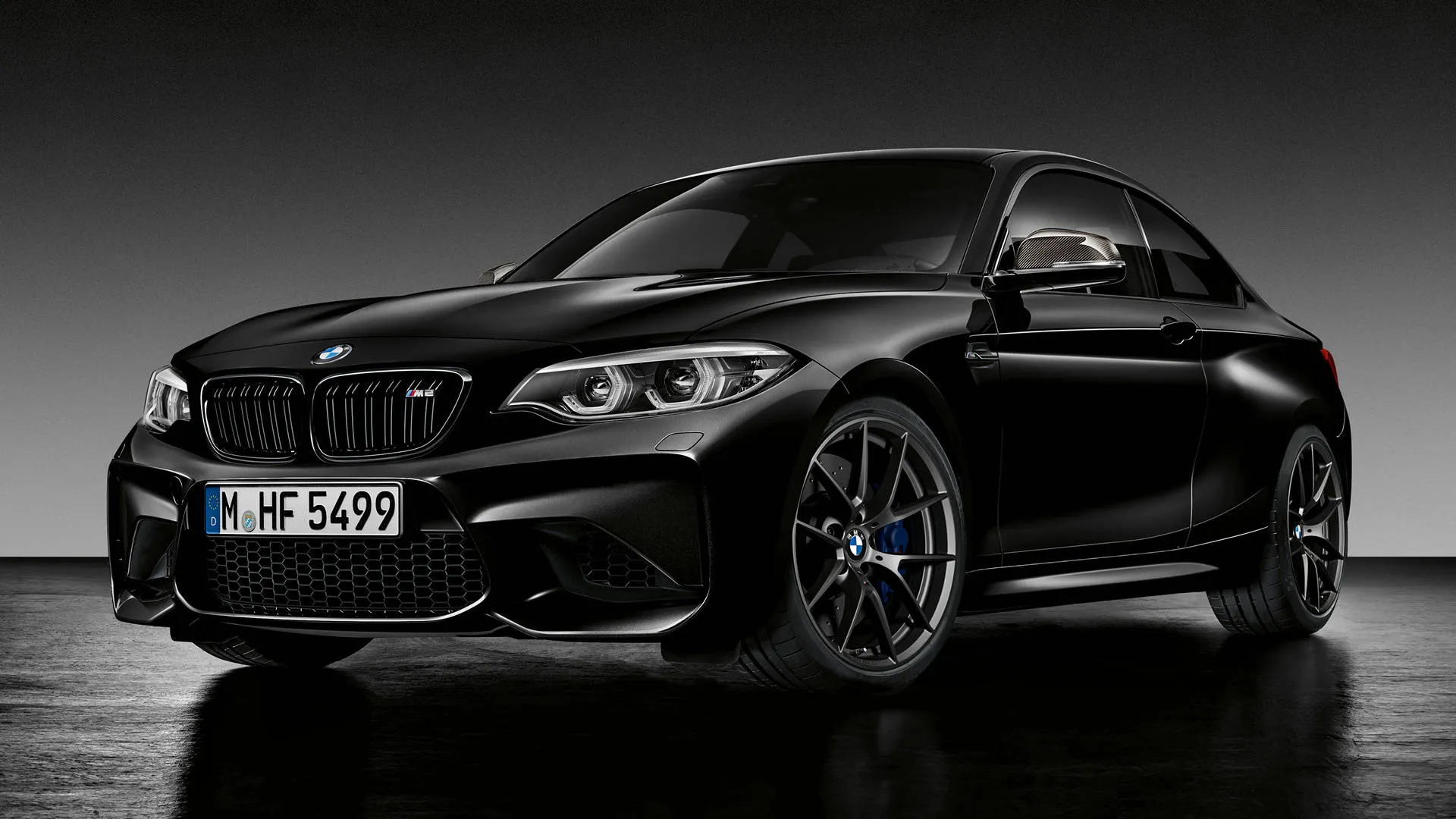 Download Black Bmw M2 2018 Wallpaper