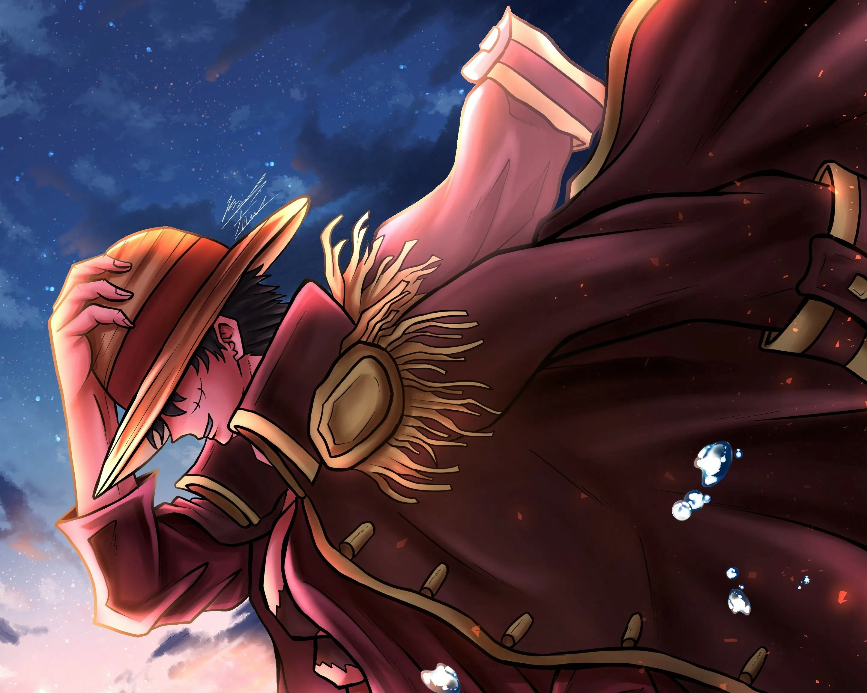 Anime One Piece HD Monkey Luffy Art Wallpaper, HD Anime 4K Wallpaper, Image and Background