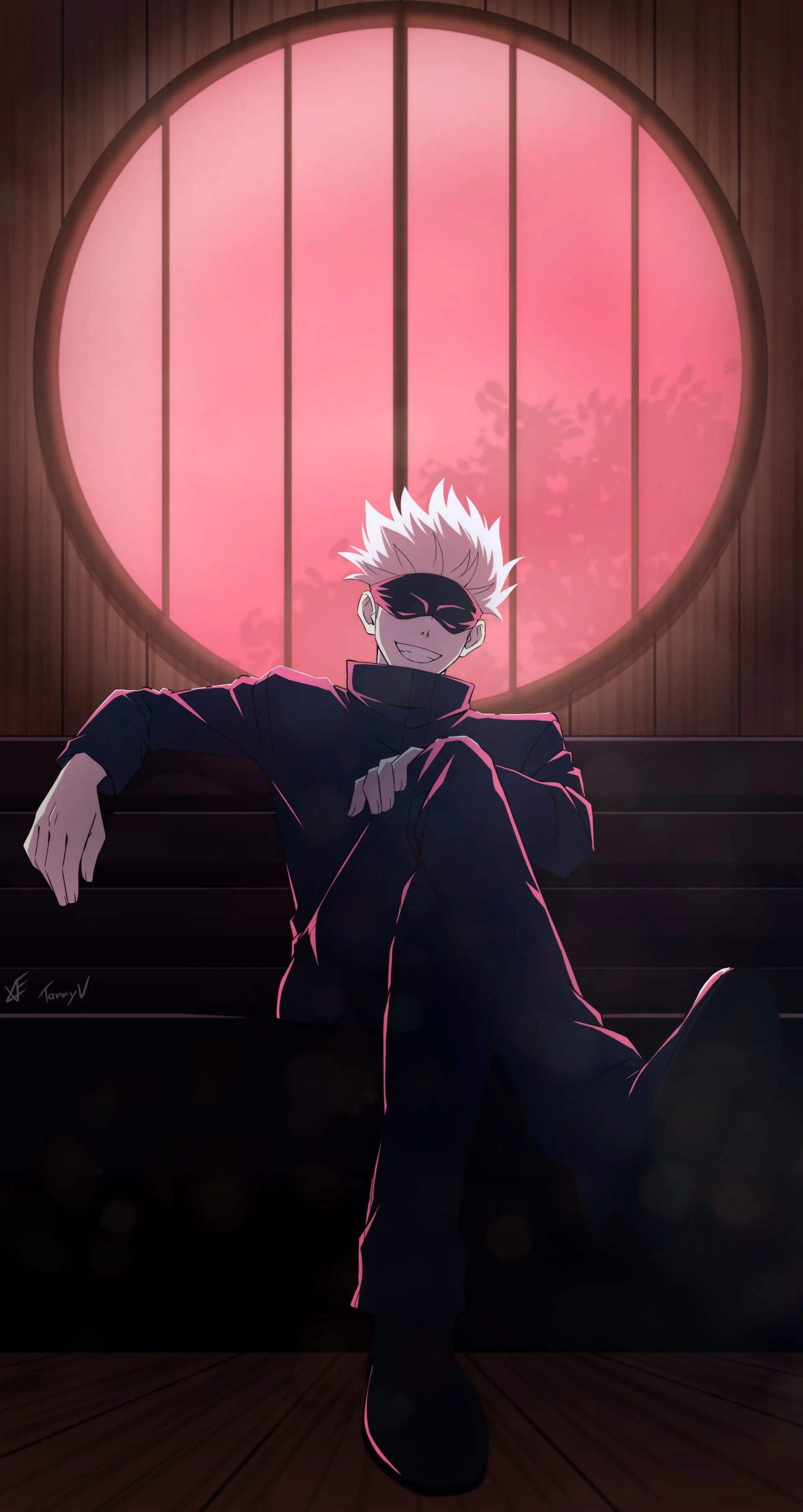 Satoru Gojo Phone Wallpaper Kaisen Vibes