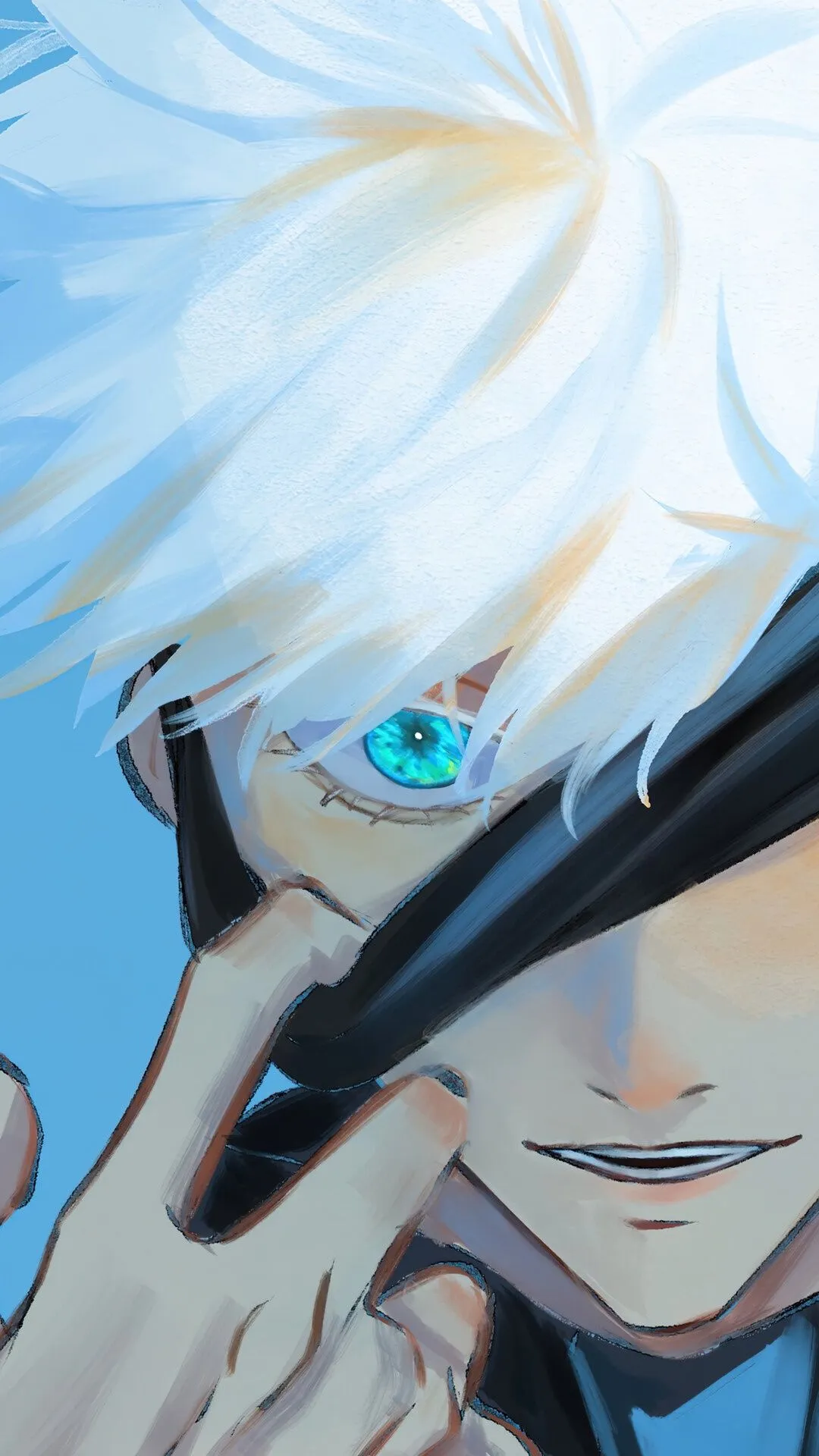 Satoru Gojo, Jujutsu Kaisen, Anime HD Phone Wallpaper