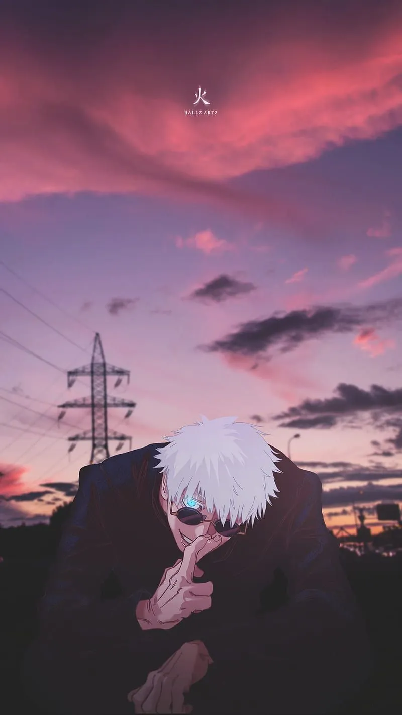 Gojo Satoru, aesthetic, anime, antisocial, jujutsu kaisen, kakashi, manga, naruto, HD phone wallpaper