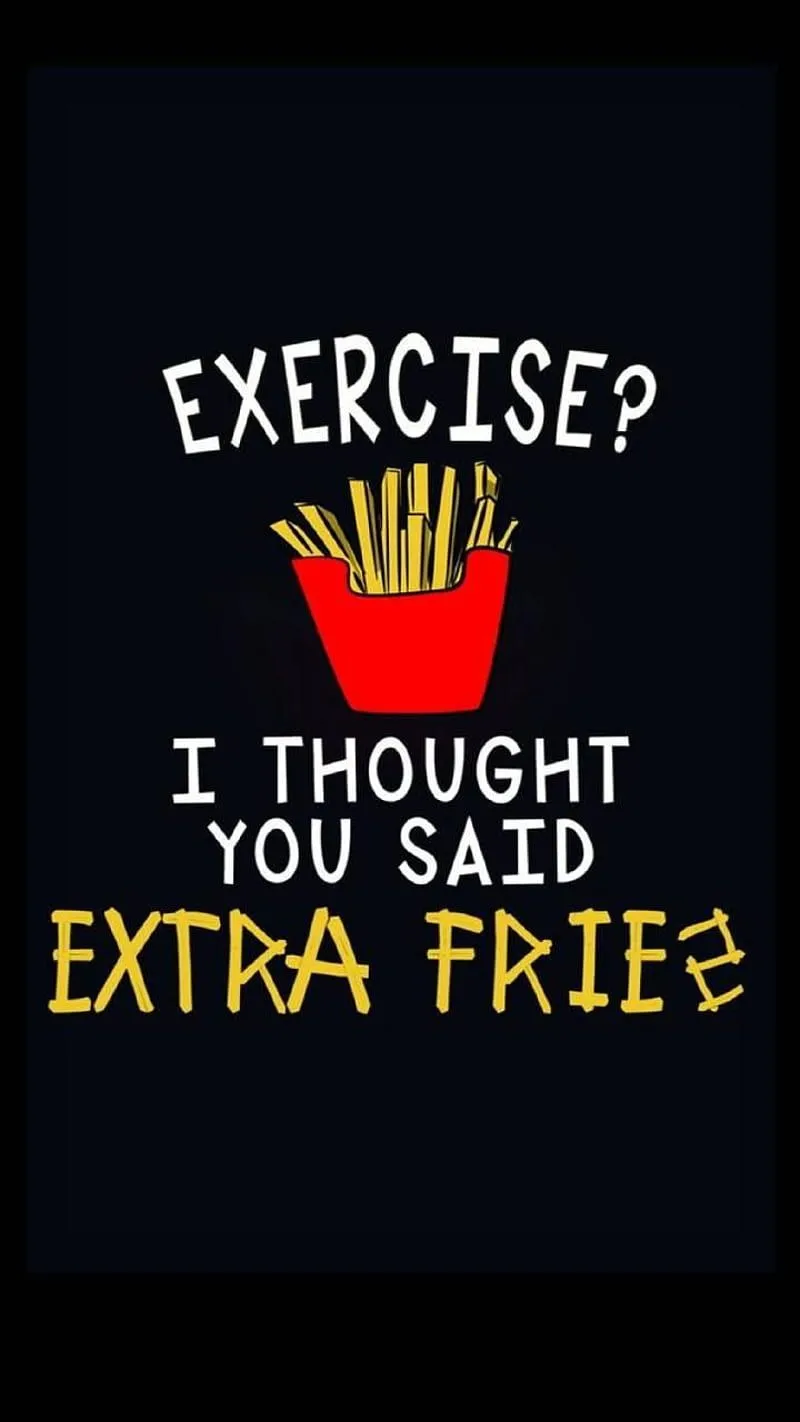 Fries, funny, quotes, HD phone wallpaper