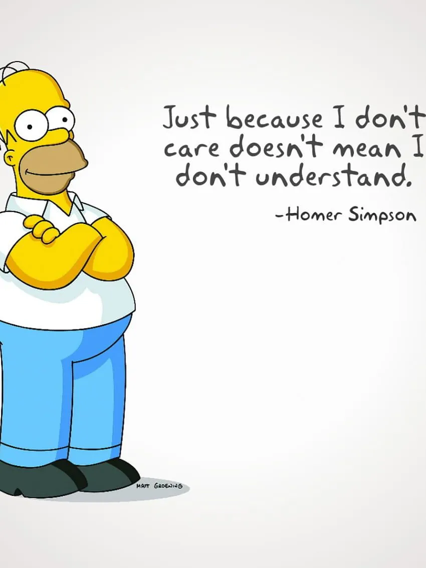 Homer Simpson Funny Quote Pics [] for your, Mobile & Tablet. Explore Funny Quote. Funny Quotes, Funny Work Quotes, Funny HD phone wallpaper