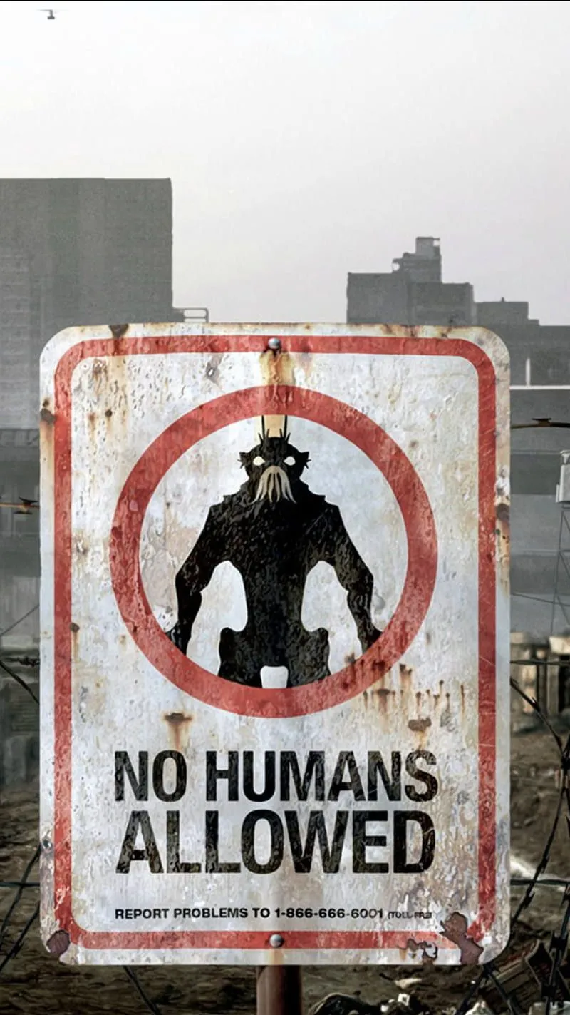 No Humans Allowed, phone, alien, quotes, aliens, funny, human, district, route, HD phone wallpaper