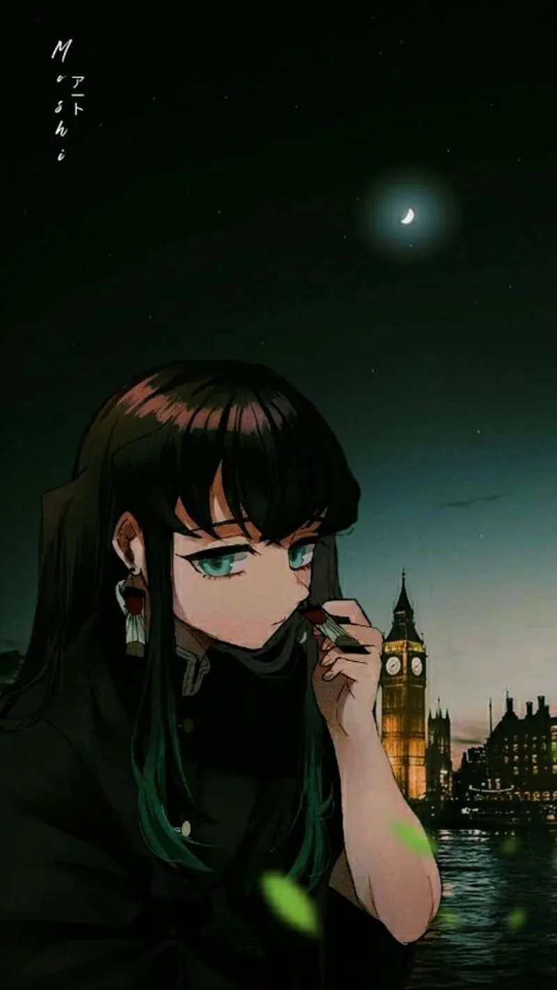 Muichiro, anime, edit kimetsunoyaiba, HD phone wallpaper