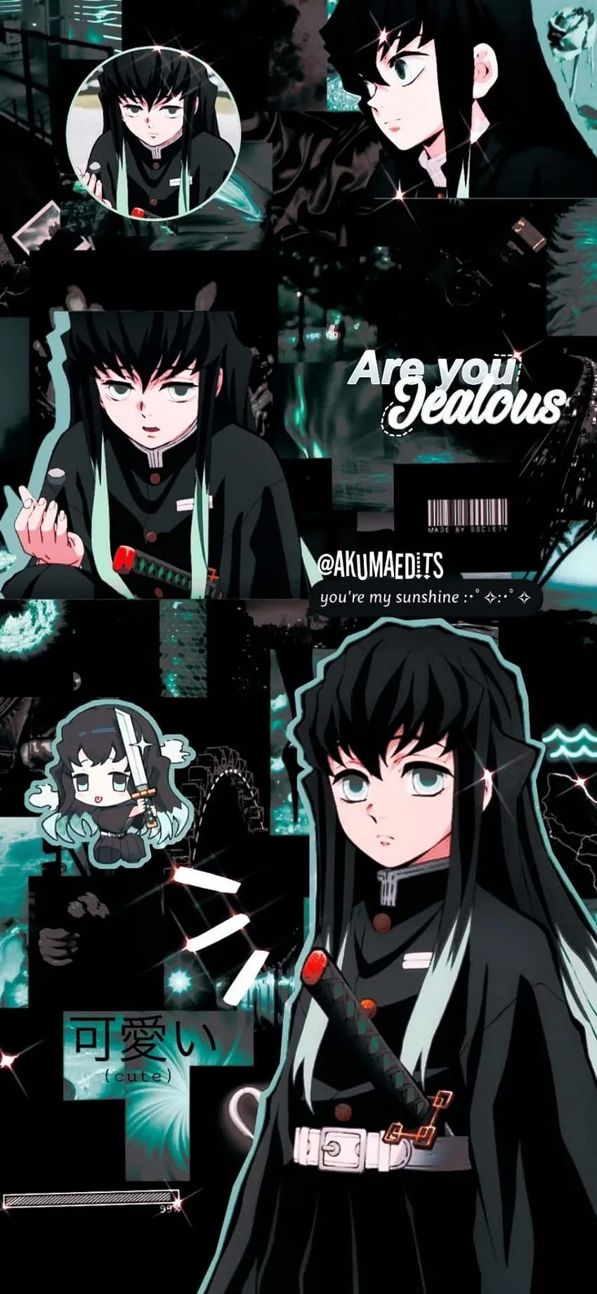 Kimetsu, aesthetic muichiro HD phone wallpaper