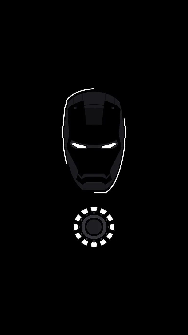 Dark Iron Man, 929, amoled, avengers, black, clean, cool iron man, ironman, minimal, HD phone wallpaper