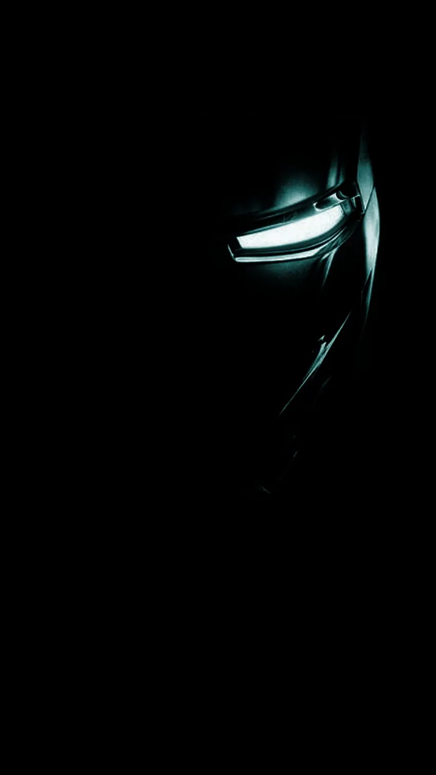 Iron Man Black, Black Marvel HD phone wallpaper
