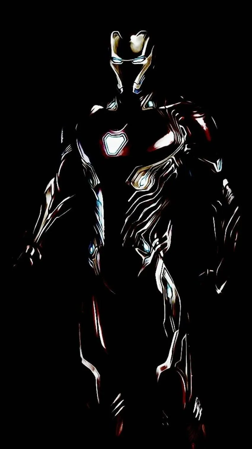 Dark Space Iron Man iPhone, man in space HD phone wallpaper