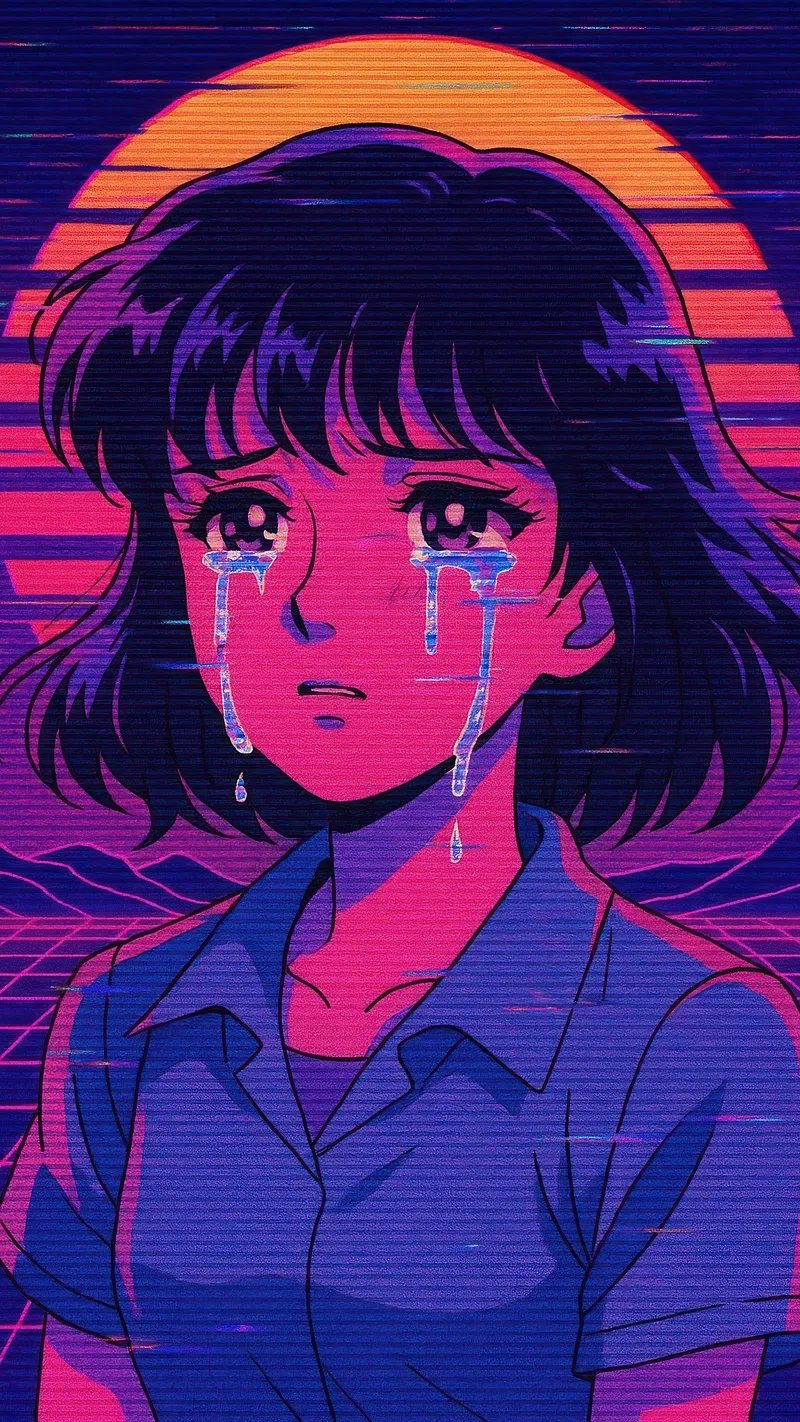 Mobile Wallpaper Anime Girl Image Wallpaper