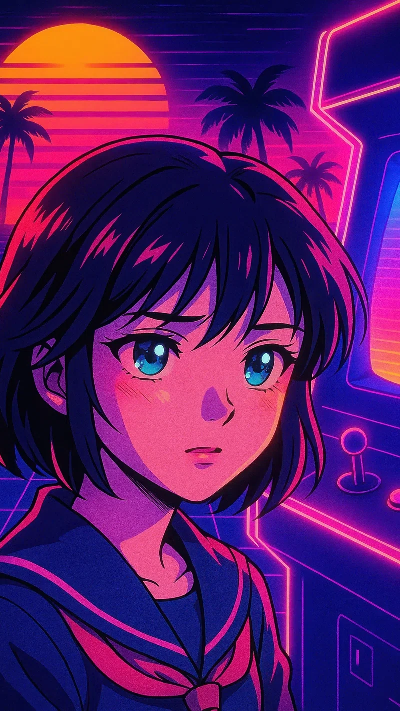 Mobile Wallpaper Anime Girl Image Wallpaper