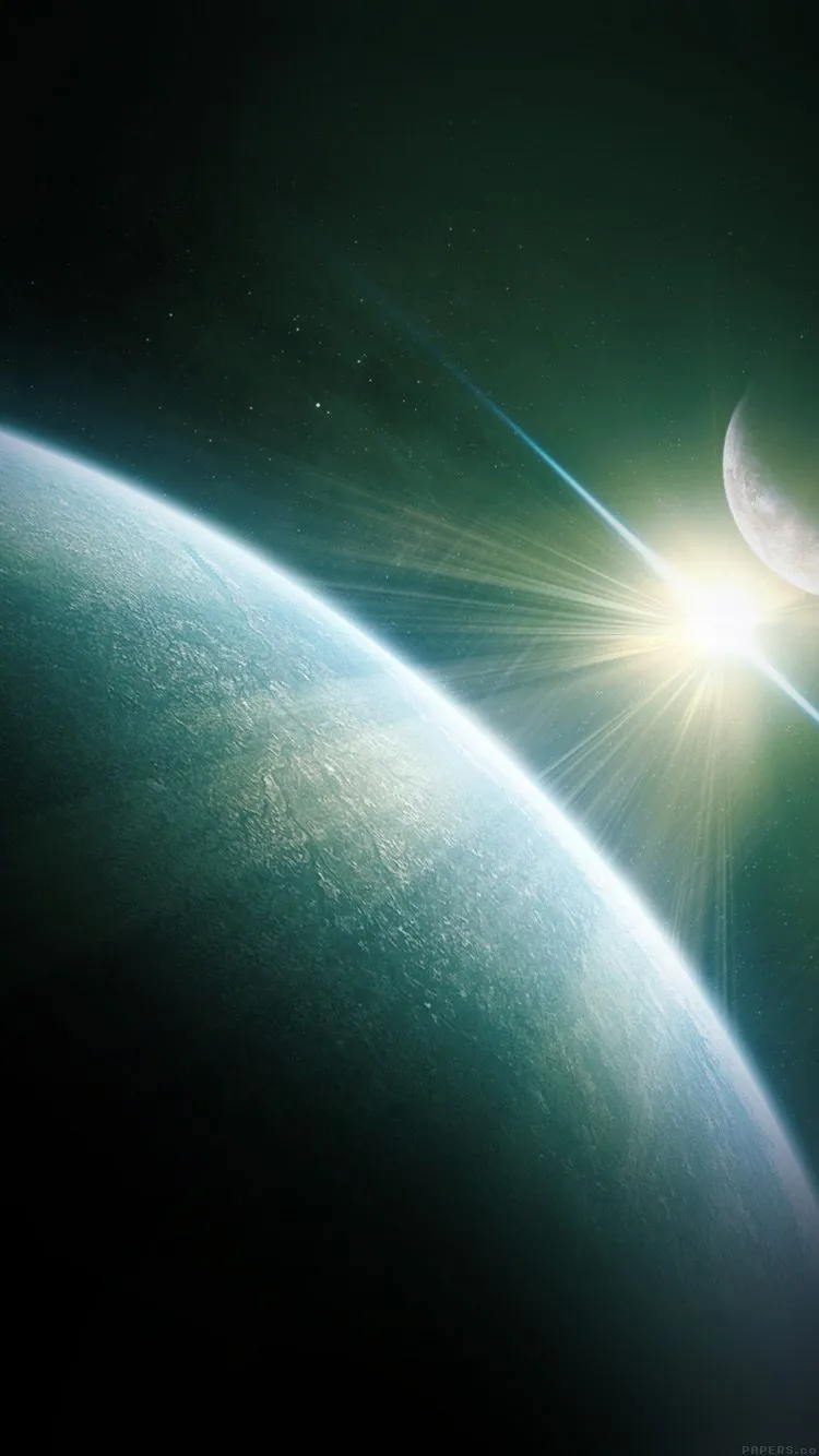 dark space world earth star