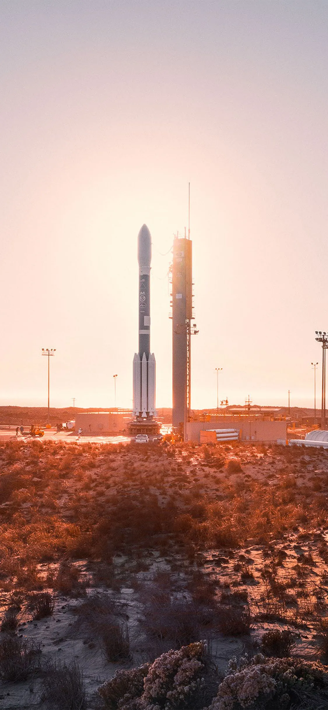 iPhone X wallpaper. missile rocket nasa landscape nature