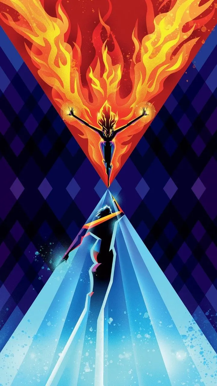 Jean Grey and Quicksilver