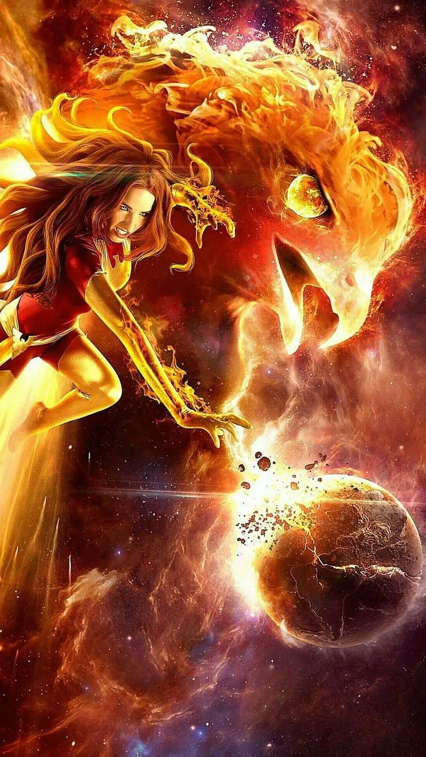 Dark Phoenix Jean Grey. Marvel Characters HD phone wallpaper