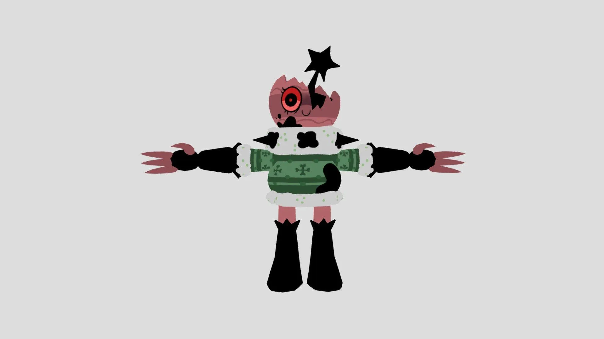 Twisted Bobette (Dandy's world) Free 3D model by lambcute [a15a1e2]