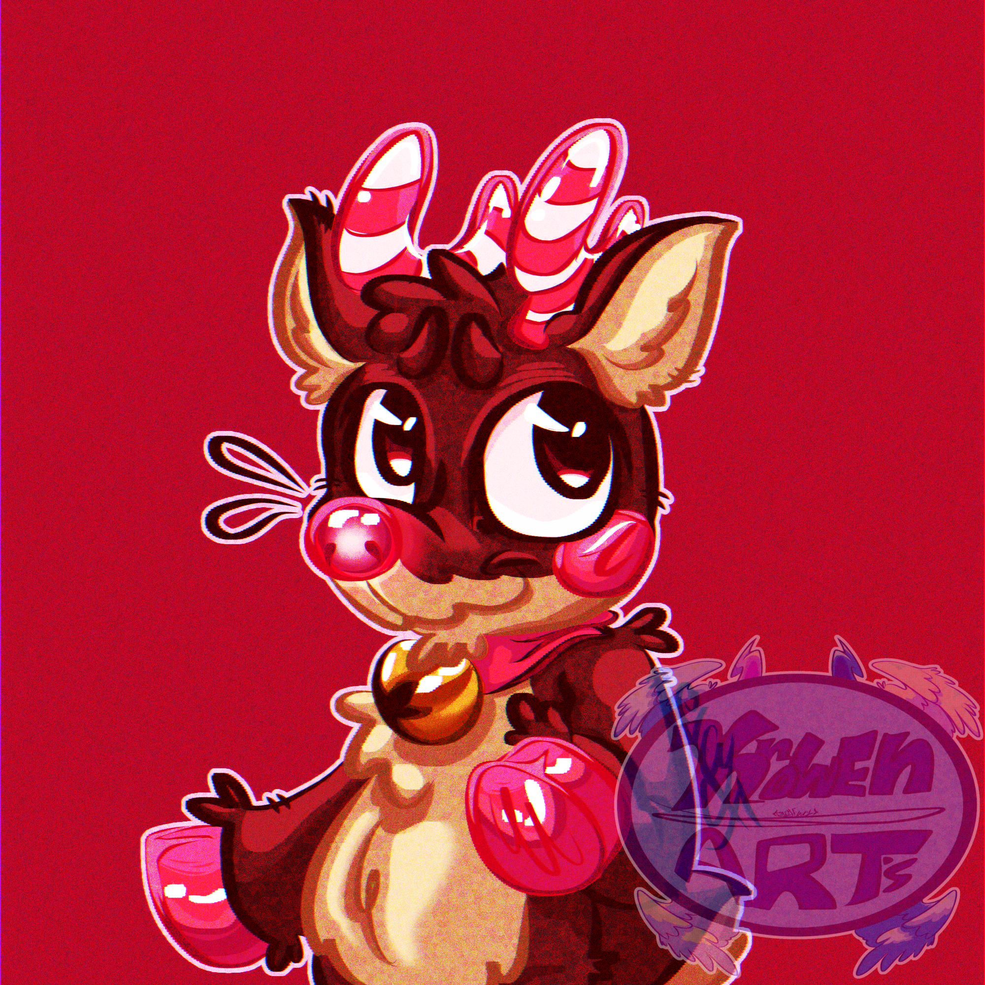 Rudie from dandy's world by KrowenArts on Newgrounds