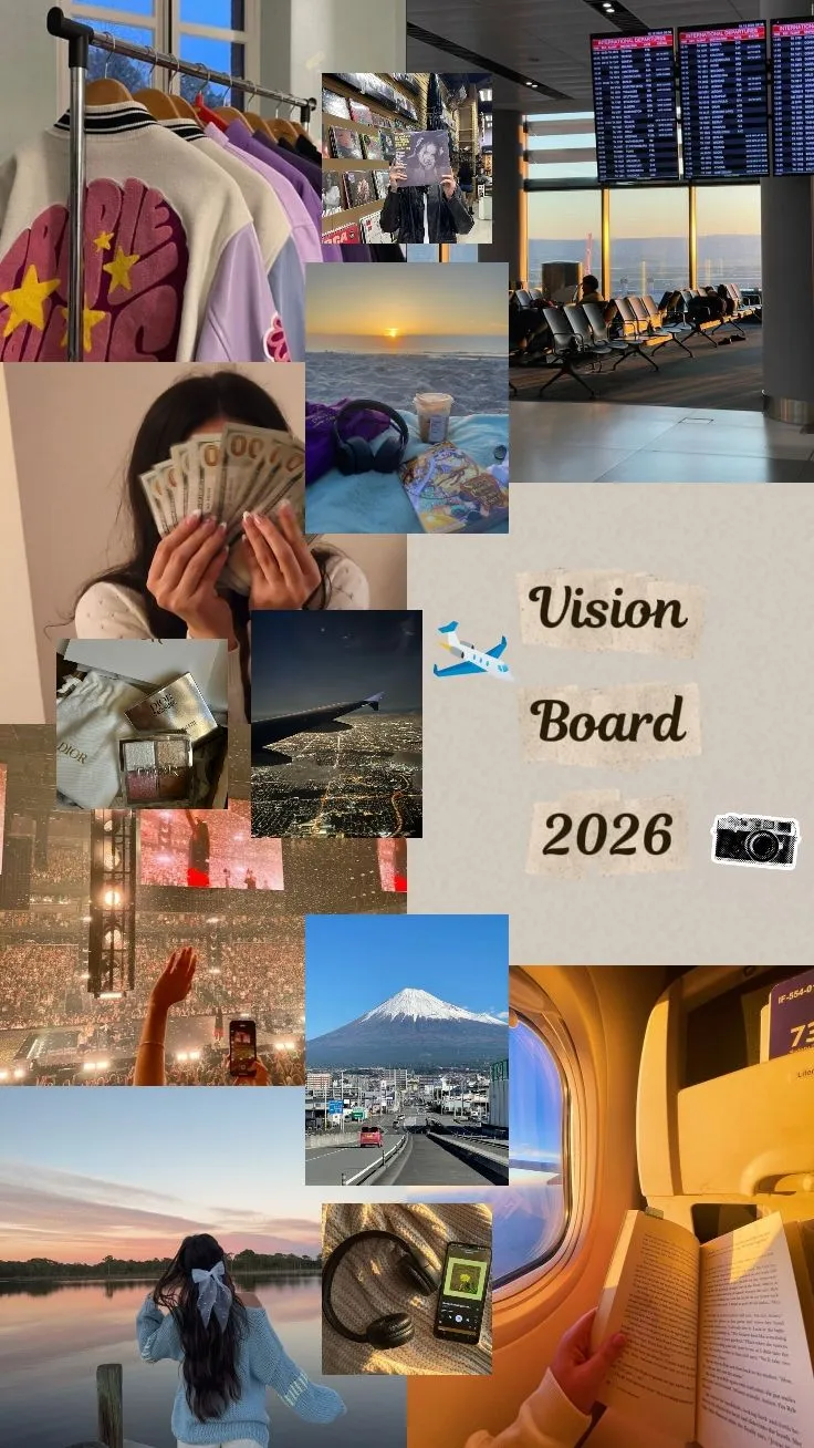 Vision Board 2026 Wallpaper Photo