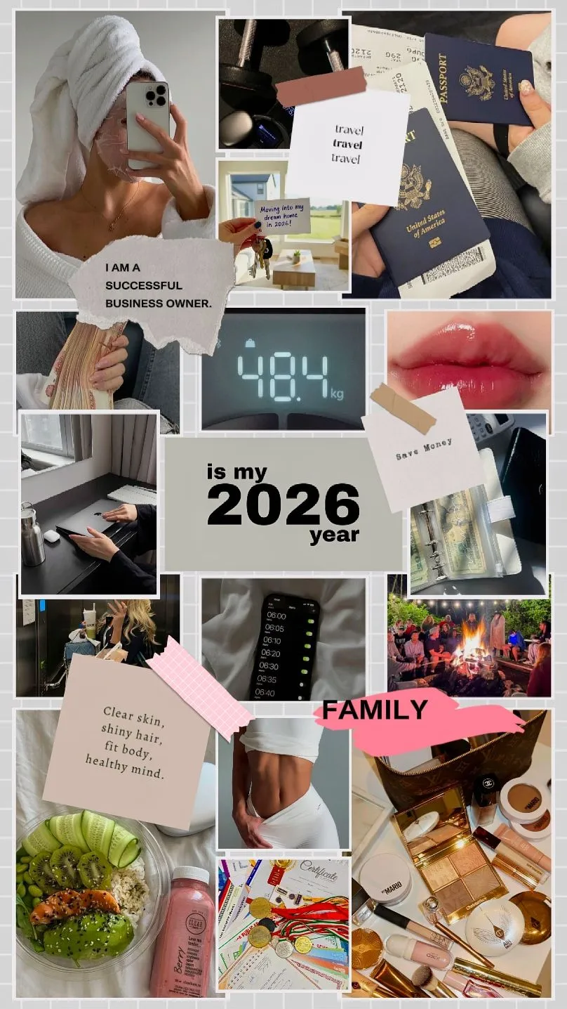 2026 Vision Board Wallpaper 48 Clips
