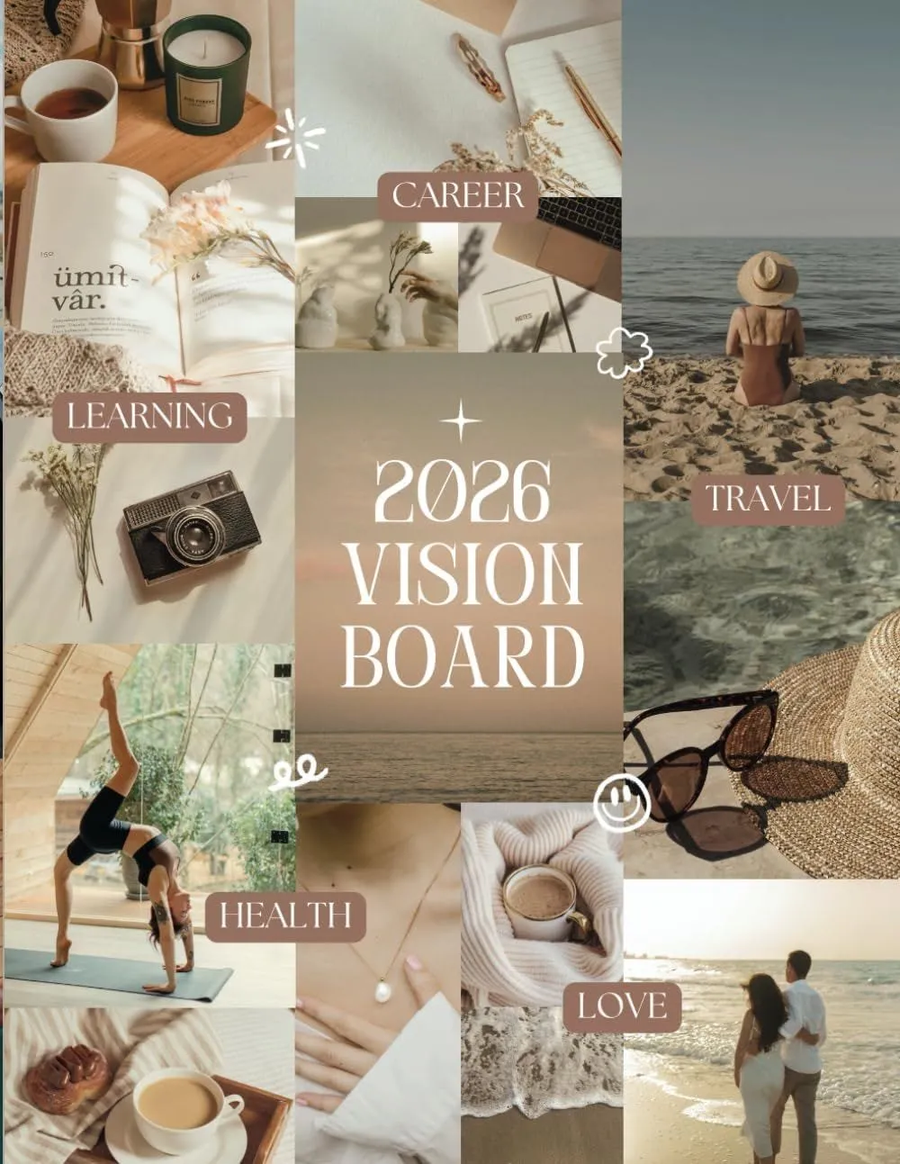 The Gap between your Goal and your Vision board.