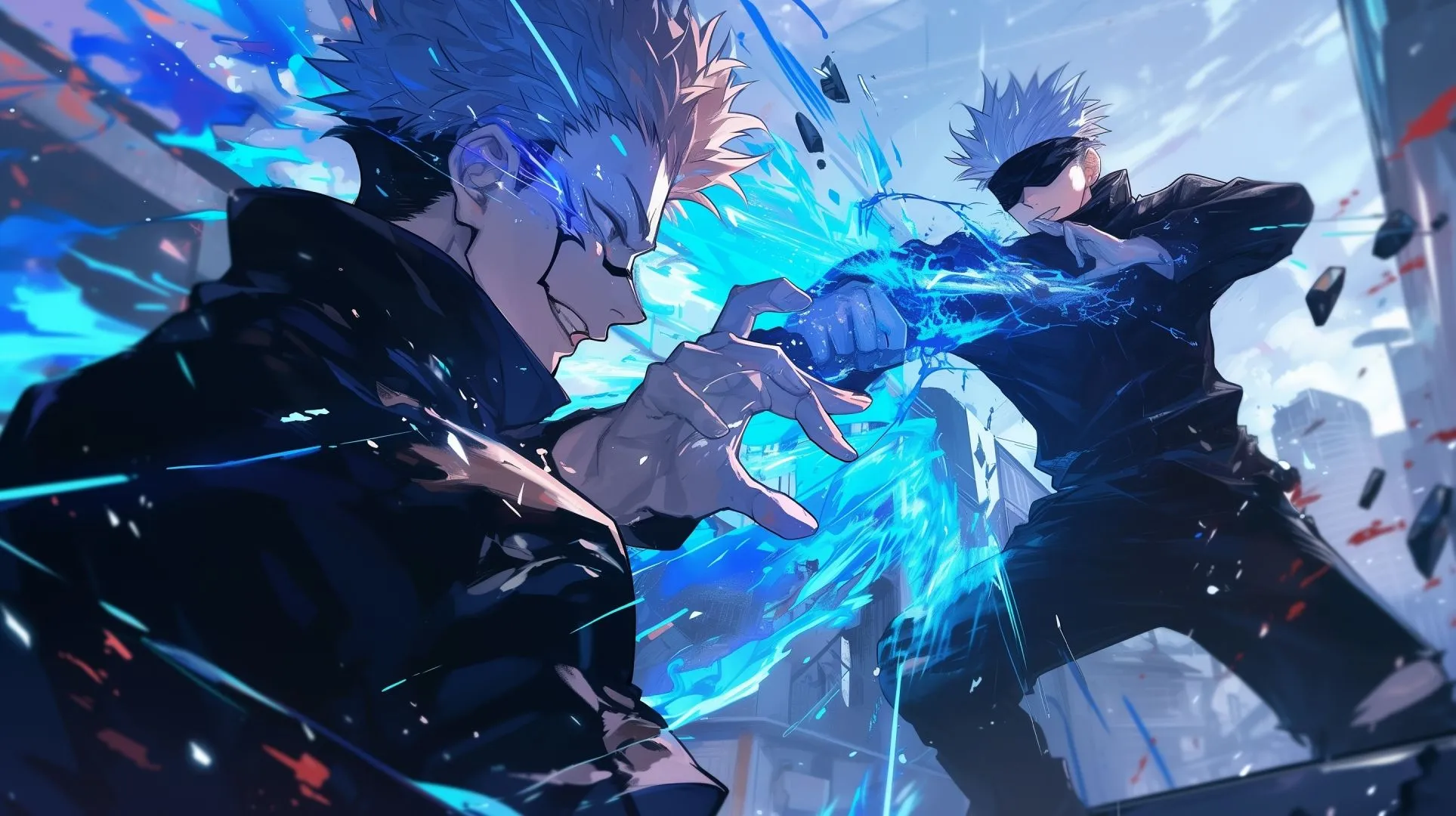 Gojo vs Sukuna Jujutsu Kaisen Battle Wallpaper, HD Anime 4K Wallpaper, Image and Background