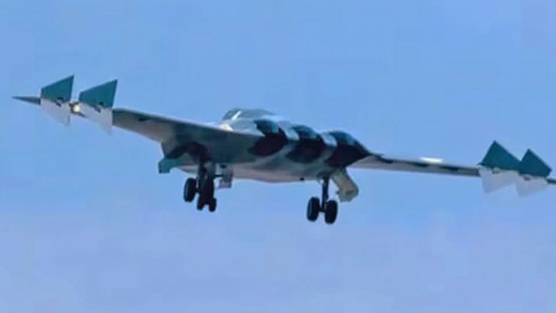 China's J 36 Tailless Stealth Jet's New Thrust Vectoring Nozzles Seen From Behind