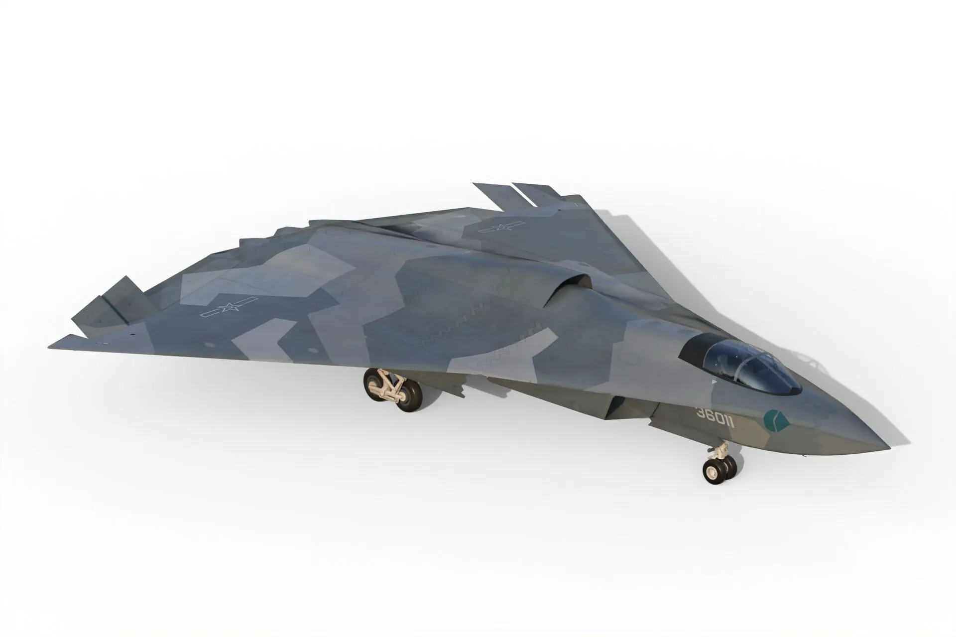 Chengdu J 36 3D Model