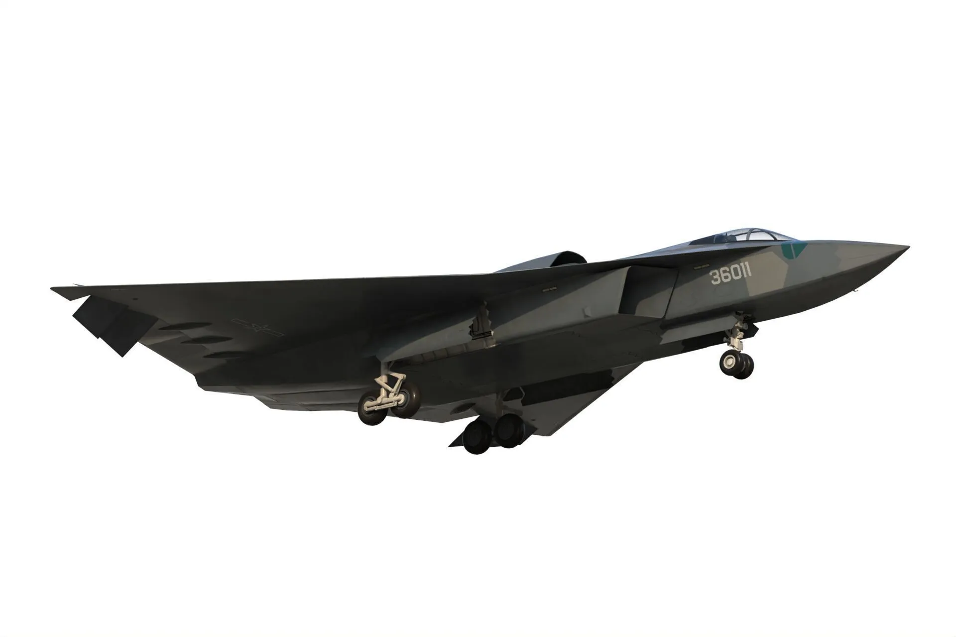 Chengdu J 36 3D Model
