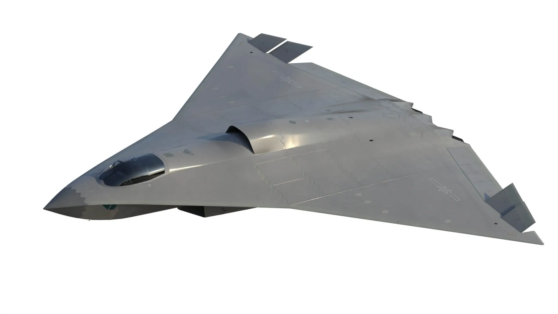 Chengdu J 36 Stealth Fighter 3D Model