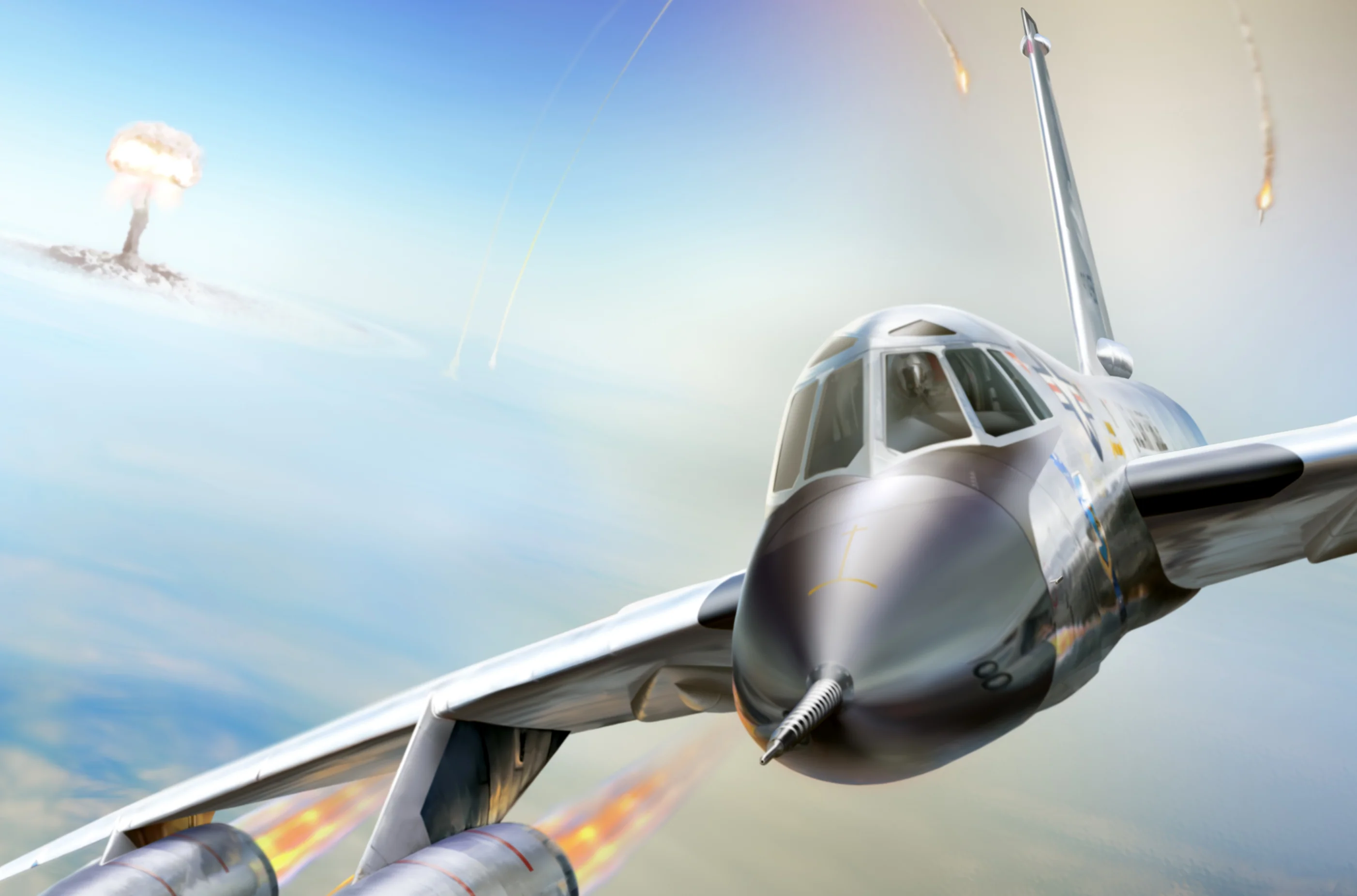 Convair B 58 Hustler, By Ron Cole