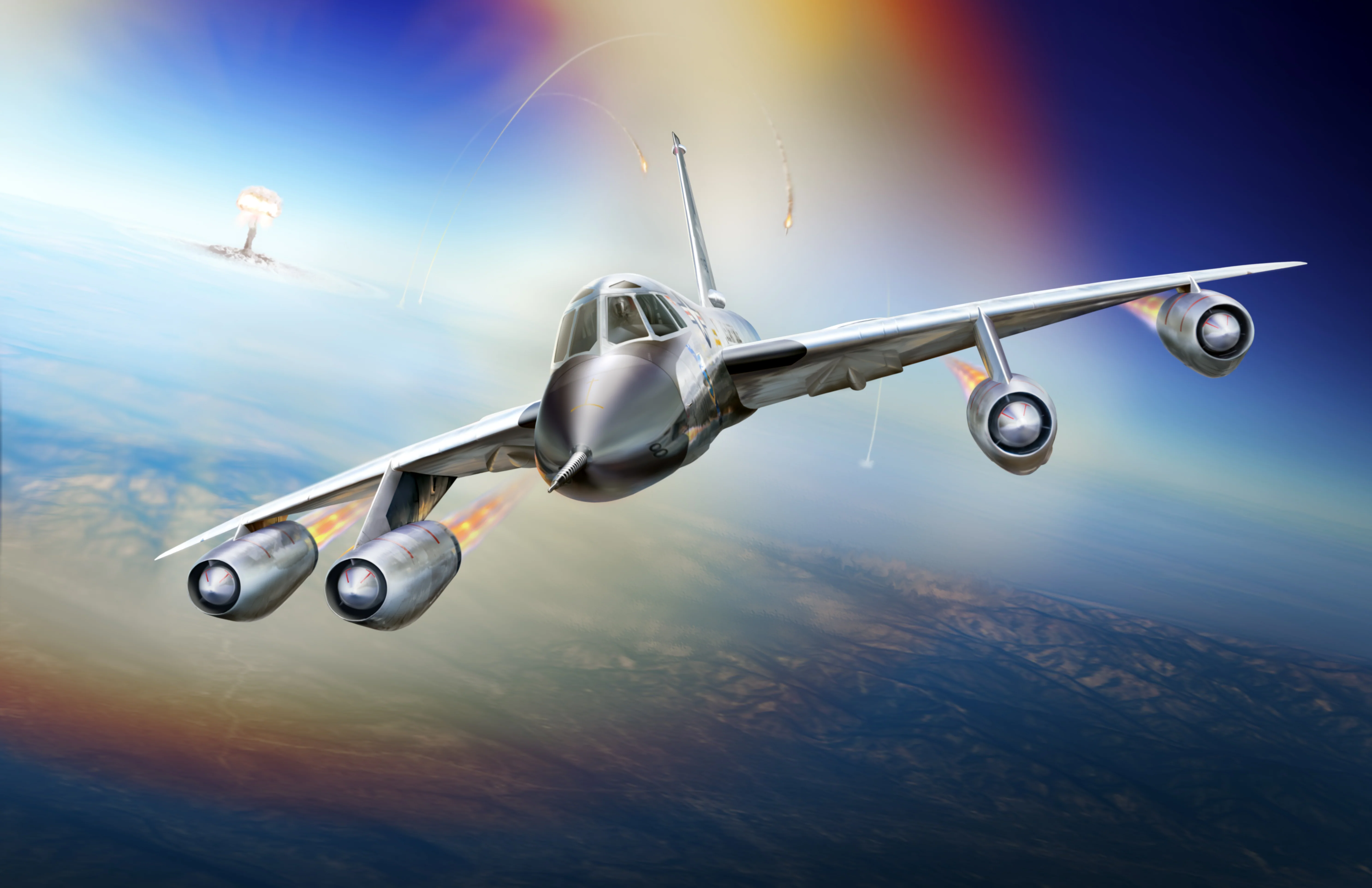 Convair B 58 Hustler, By Ron Cole