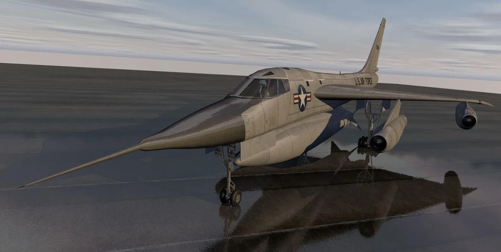 Convair B 58 Hustler 3D Model