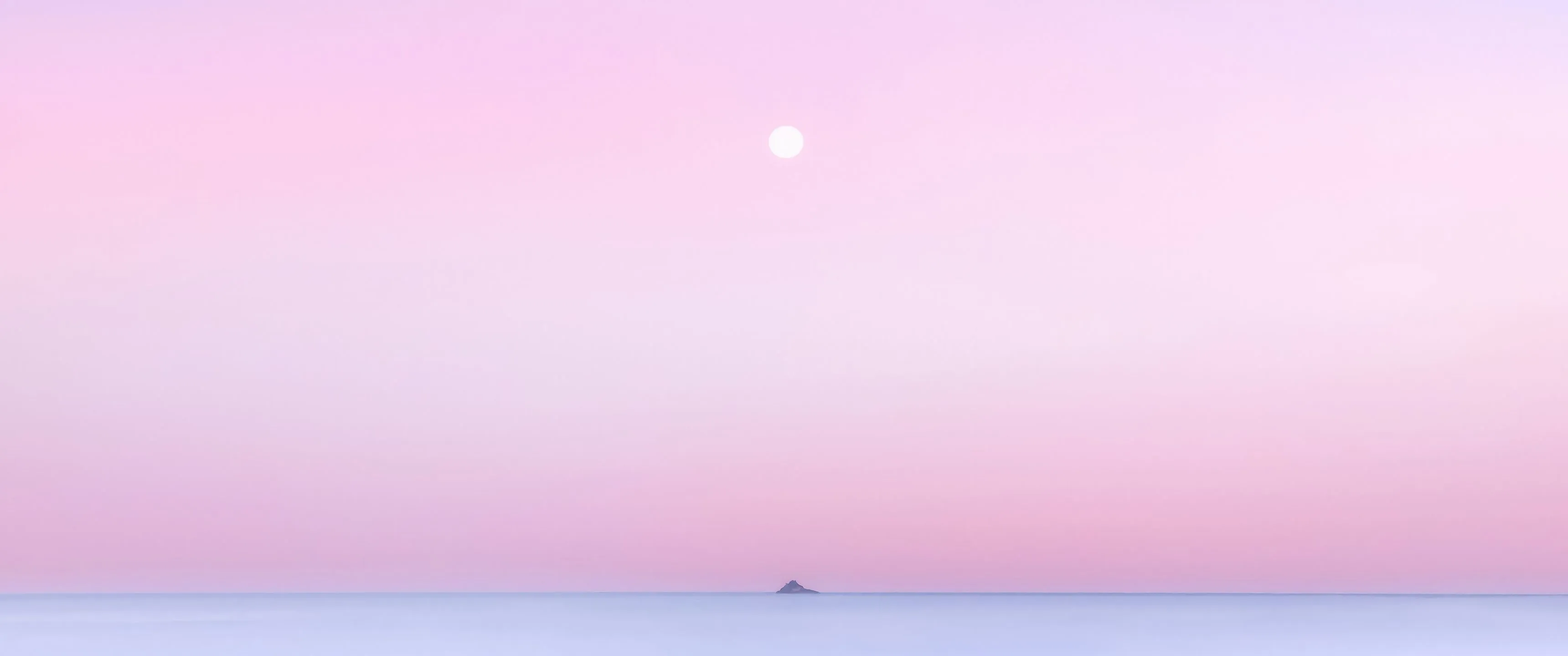 Dreamy Blush Serene Pink Landscape In Minimalist Style UltraWide Quad HD 1440P , HD 4k Wallpaper, Image, Background, Photos and Picture