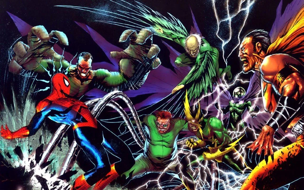Toshiba Excite 10 tablet Wallpaper Spiderman Villains Mobile