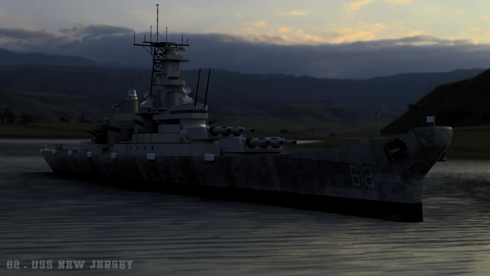 USS NEW JERSEY. Autodesk Community Gallery
