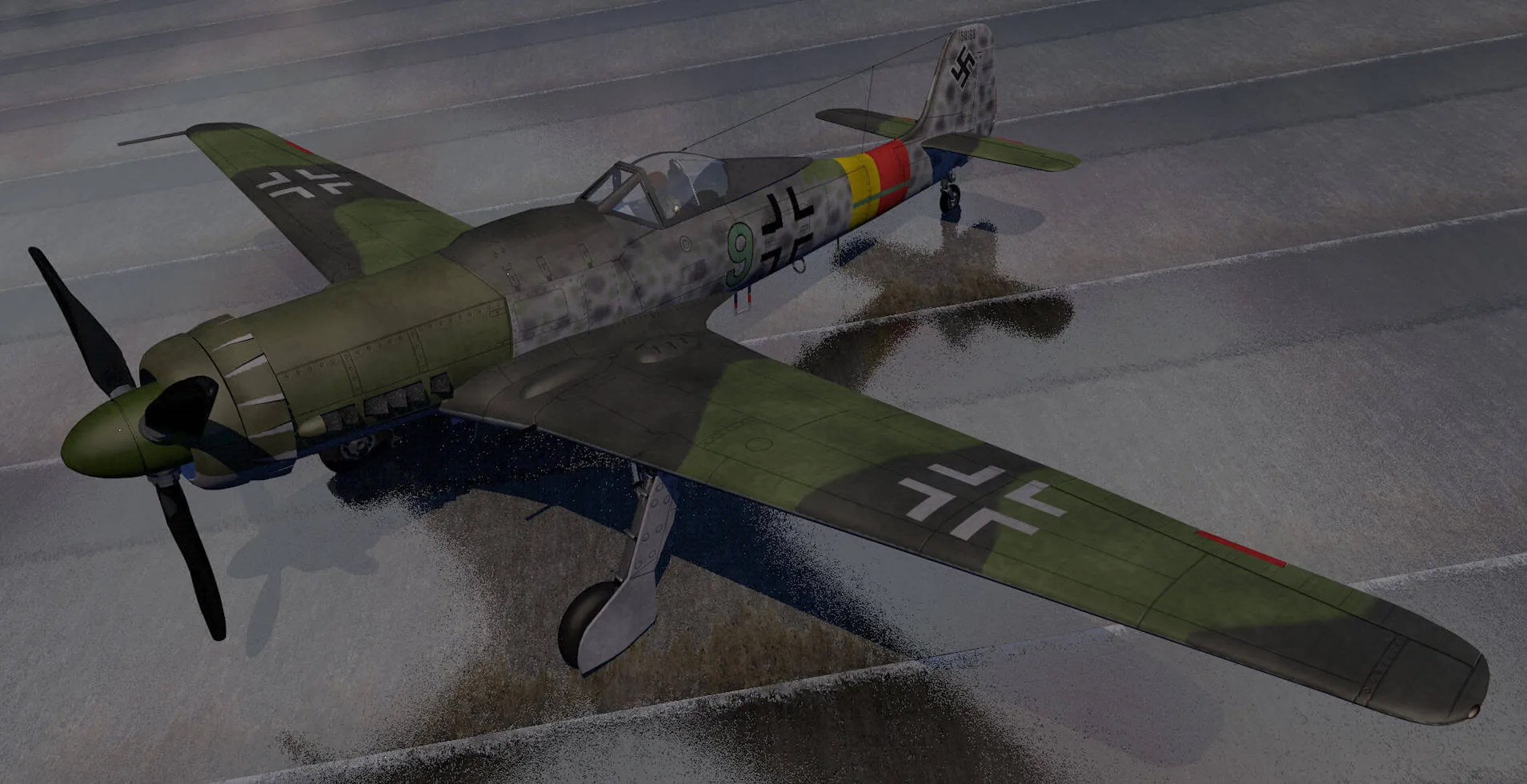 Focke Wulf Ta 152 H 1 3D Model