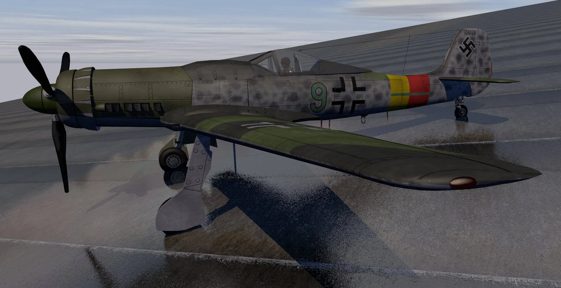 Focke Wulf Ta 152 H 1 3D Model