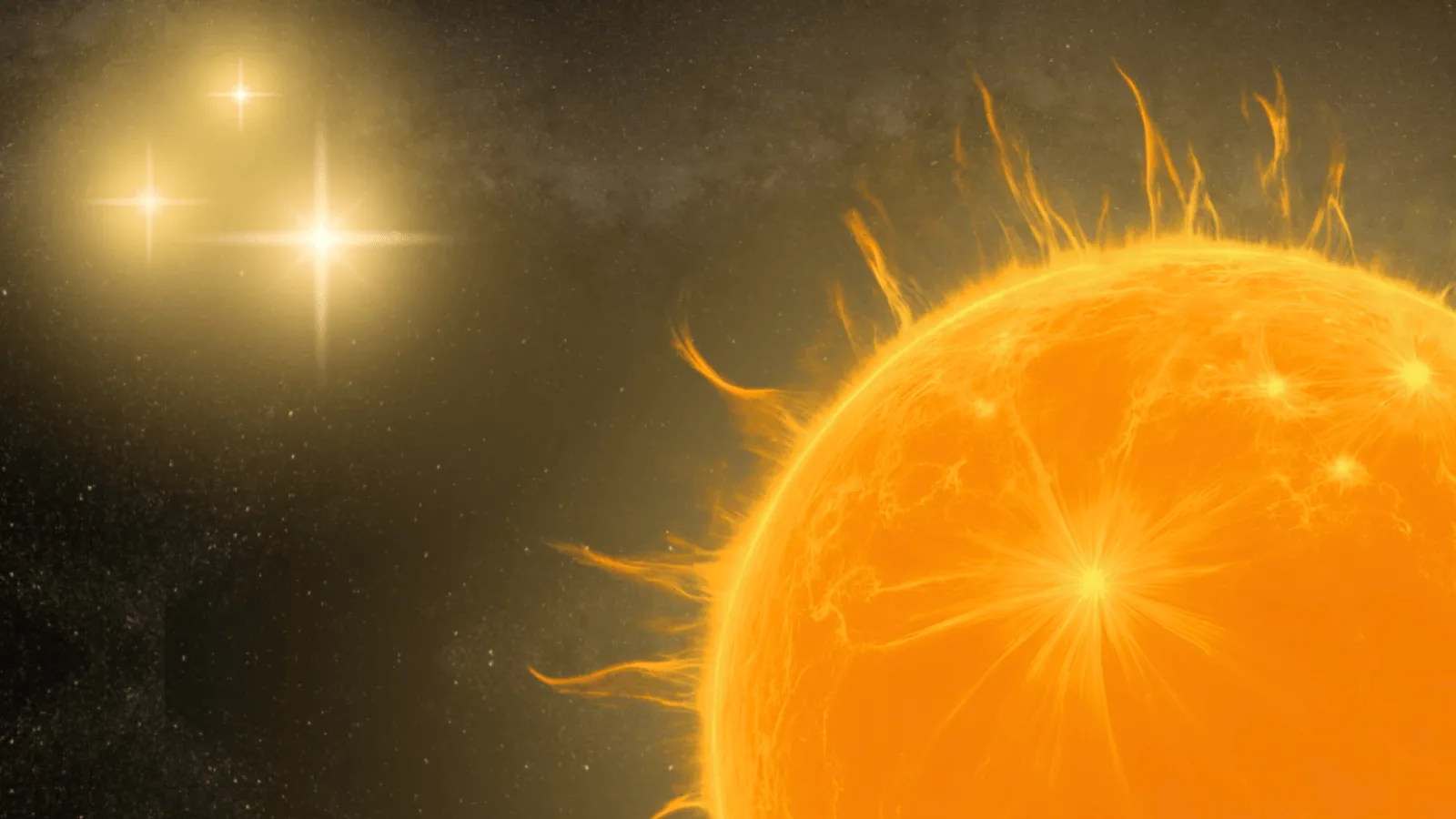 Around A Star System Wallpaper