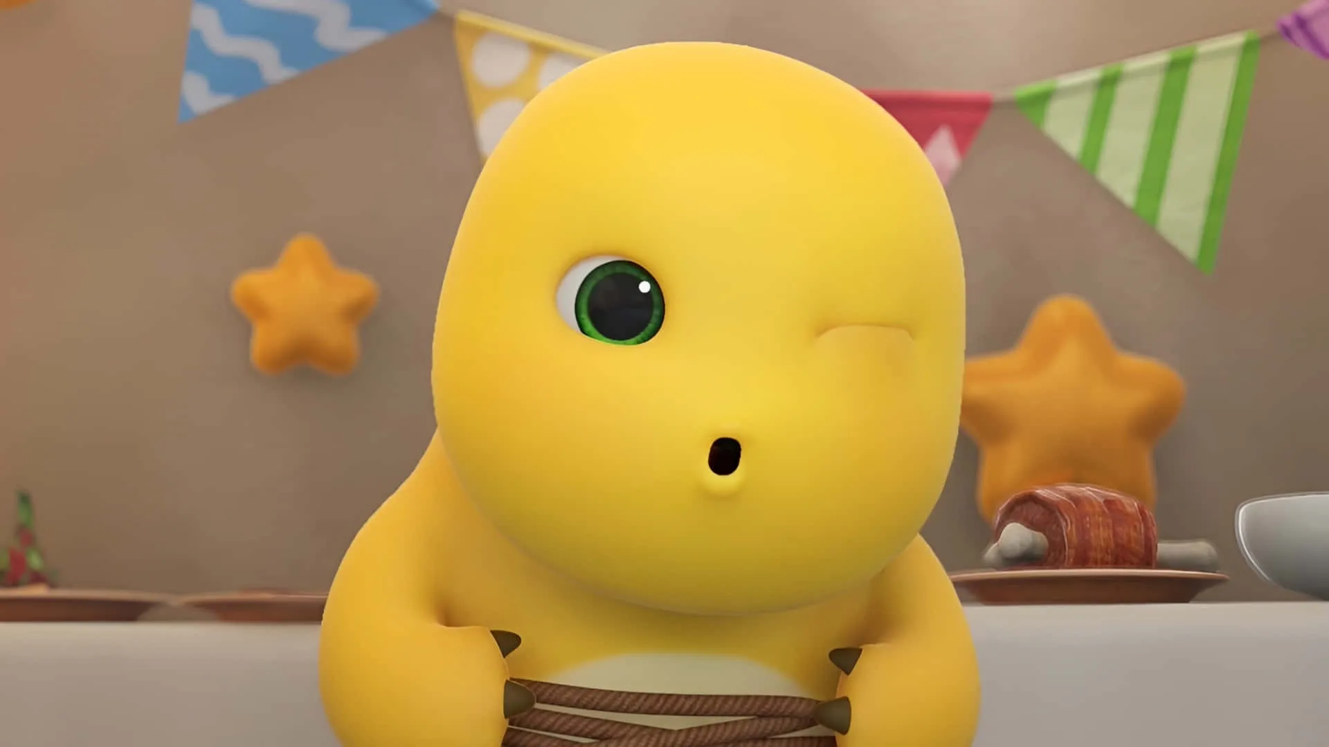 Download Nailoong Yellow Dinosaur Character Wallpaper